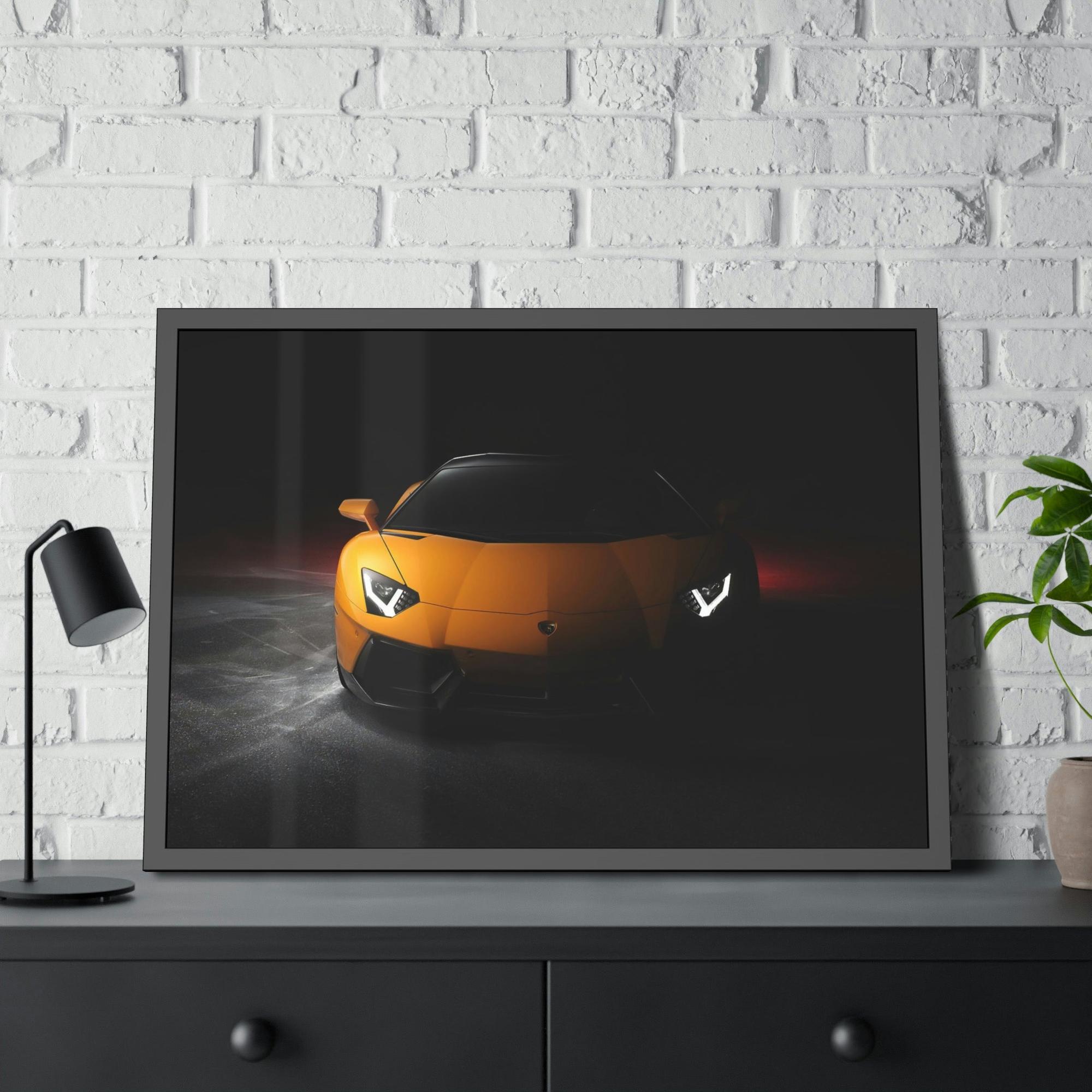 Lamborghini Lamborghini The Power of Elegance: Art and Wall Decor on Natural Canvas