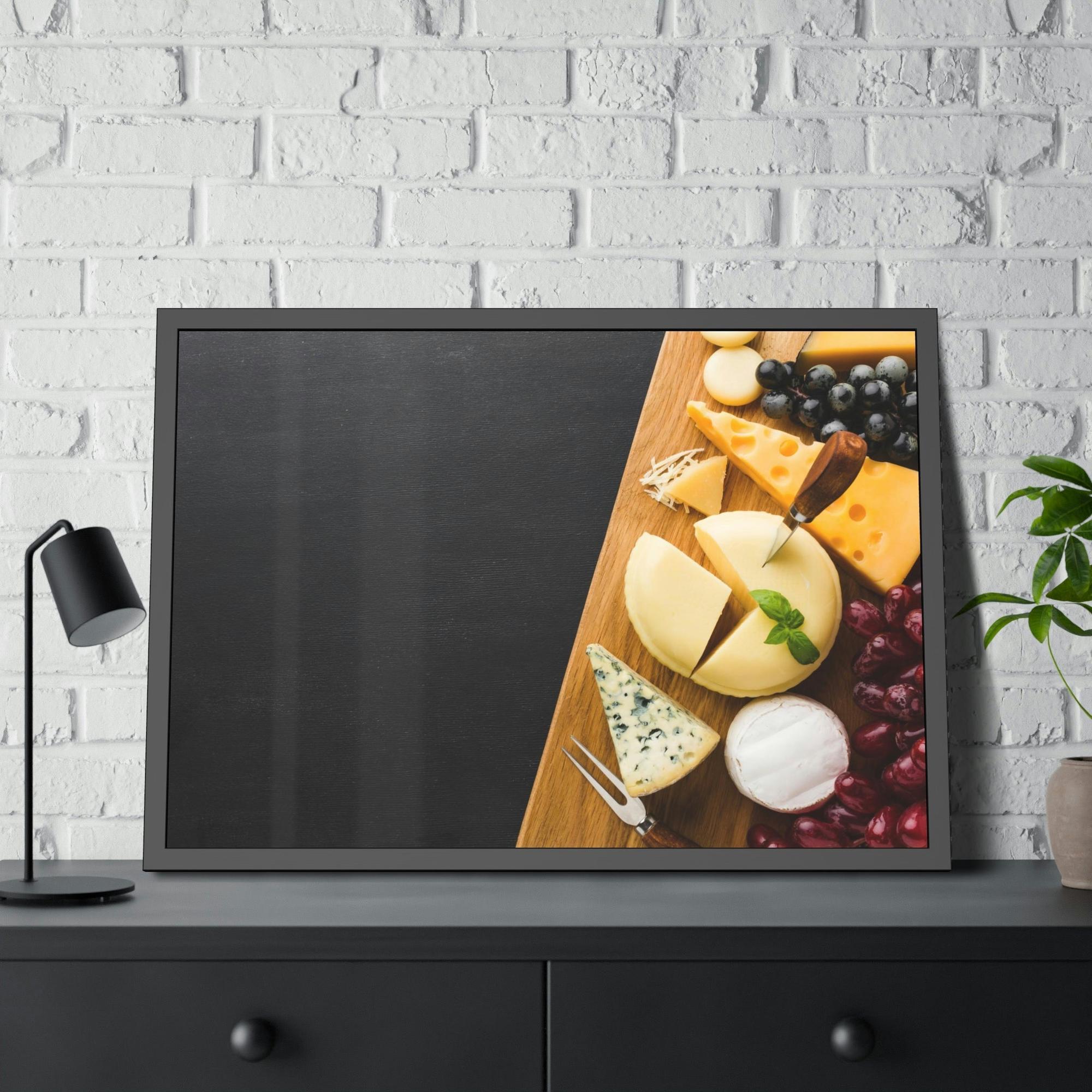 Cheese The Art of Cheese: Natural Canvas Prints of Gourmet Cheese Wheels