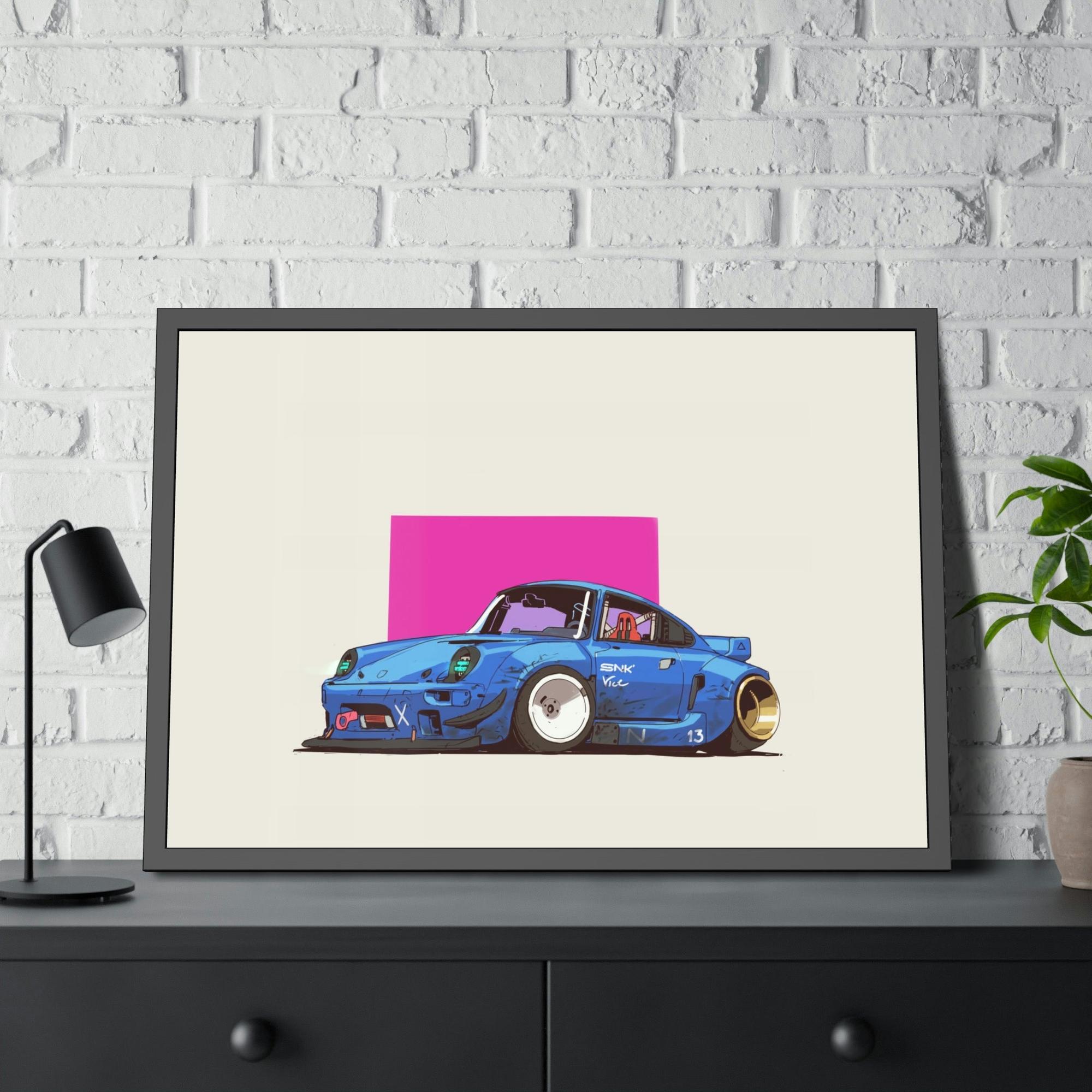 Porsche Vintage Porsche Charm: Framed Posters and Canvas Prints