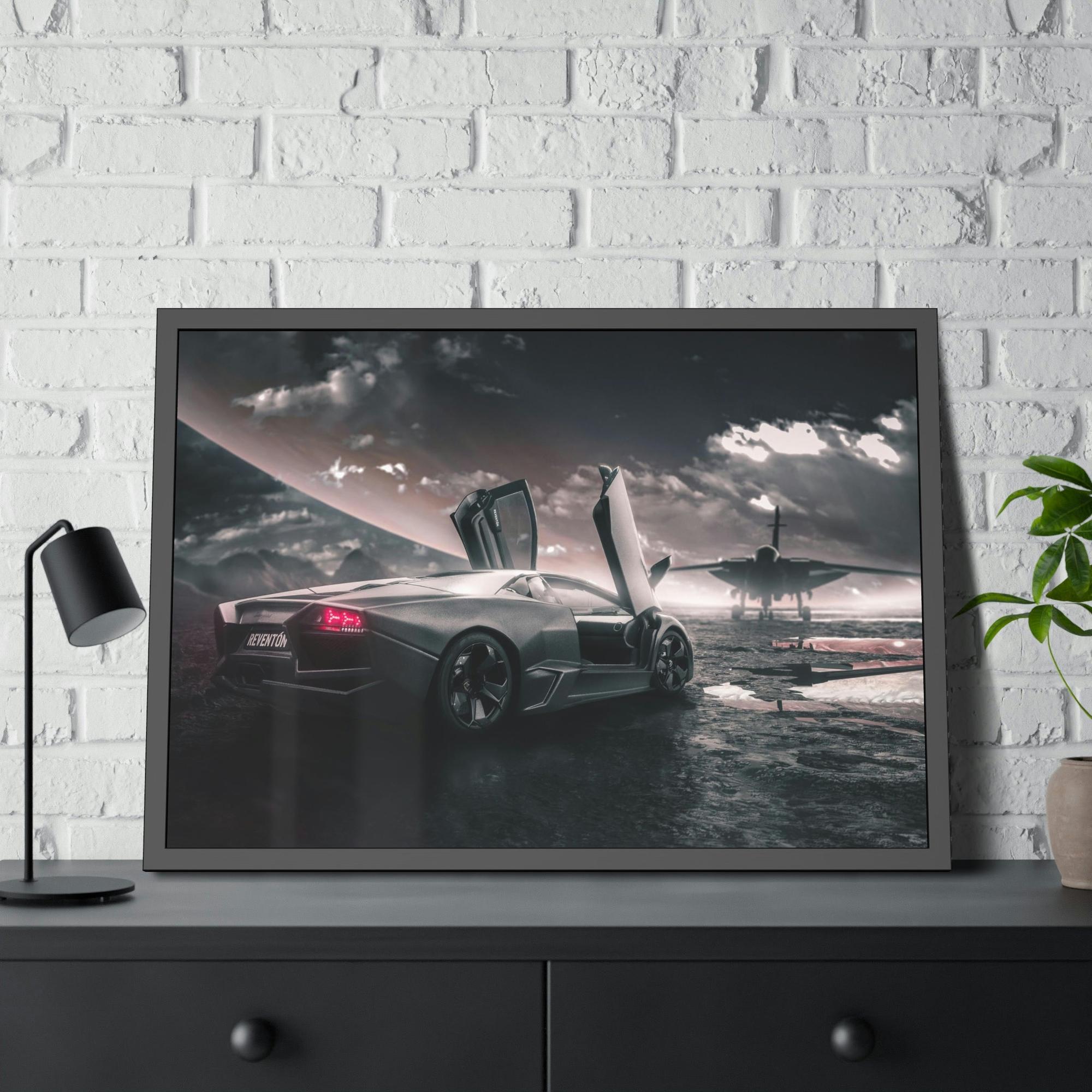 Lamborghini Exhilarating Speed: Lamborghini Canvas & Poster Print and Wall Art