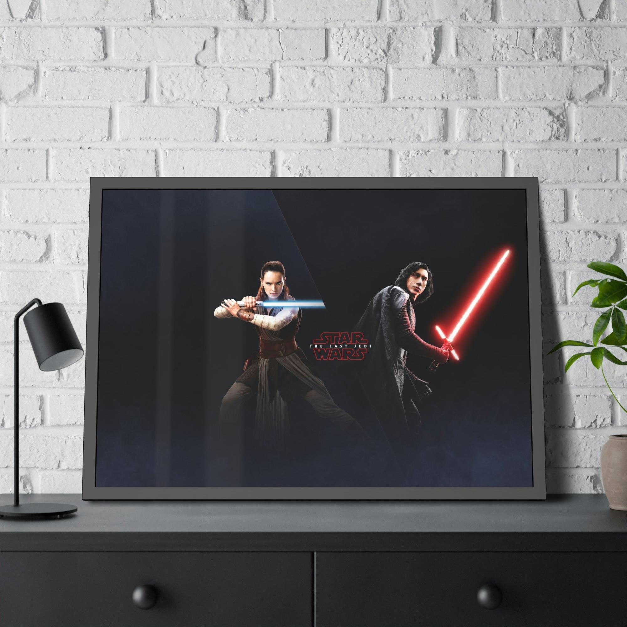 Star Wars Battle for the Galaxy: Star Wars Wall Art on Canvas & Poster for Sci-Fi Fans
