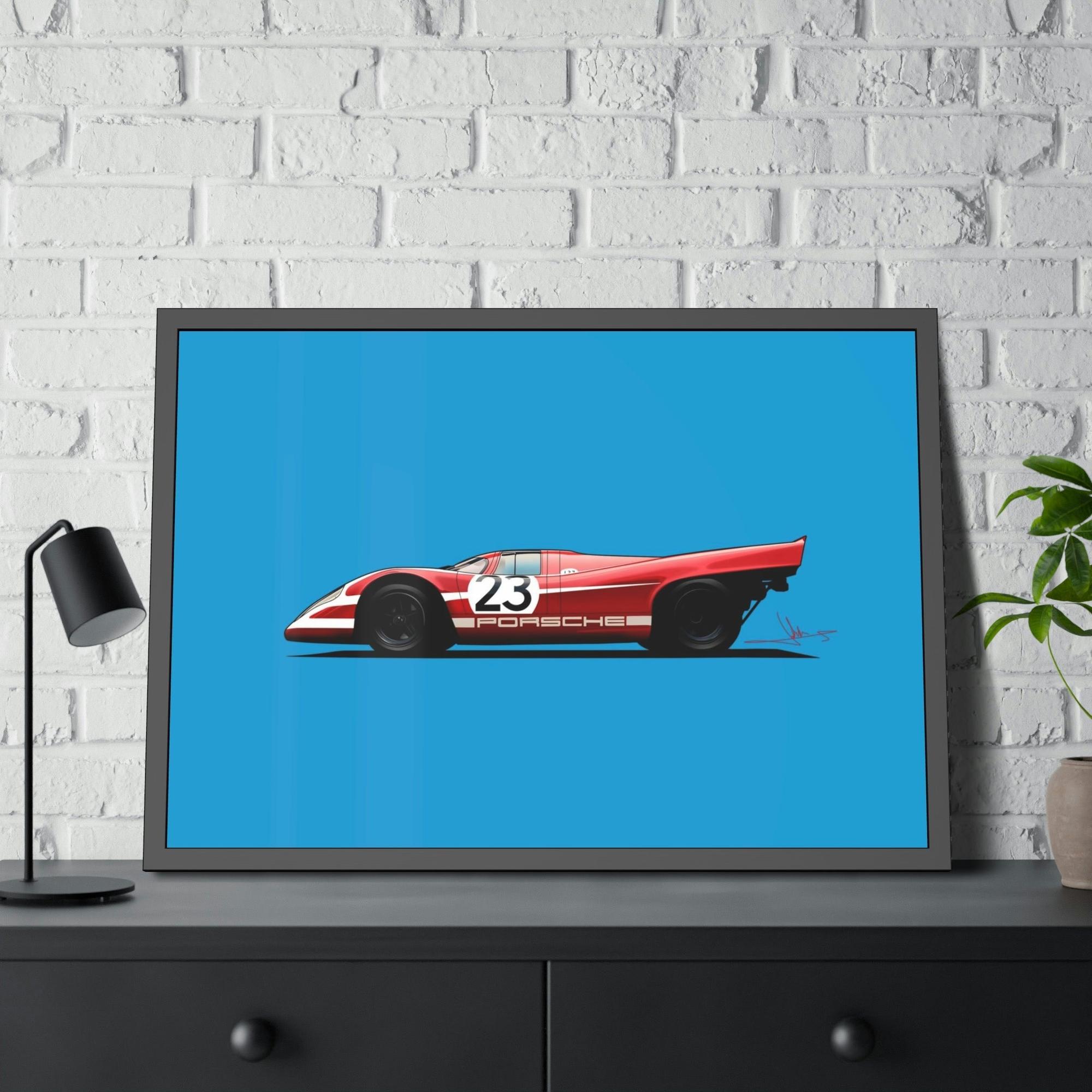 Porsche Porsche Legacy: Vintage Poster & Canvas for Car Enthusiasts