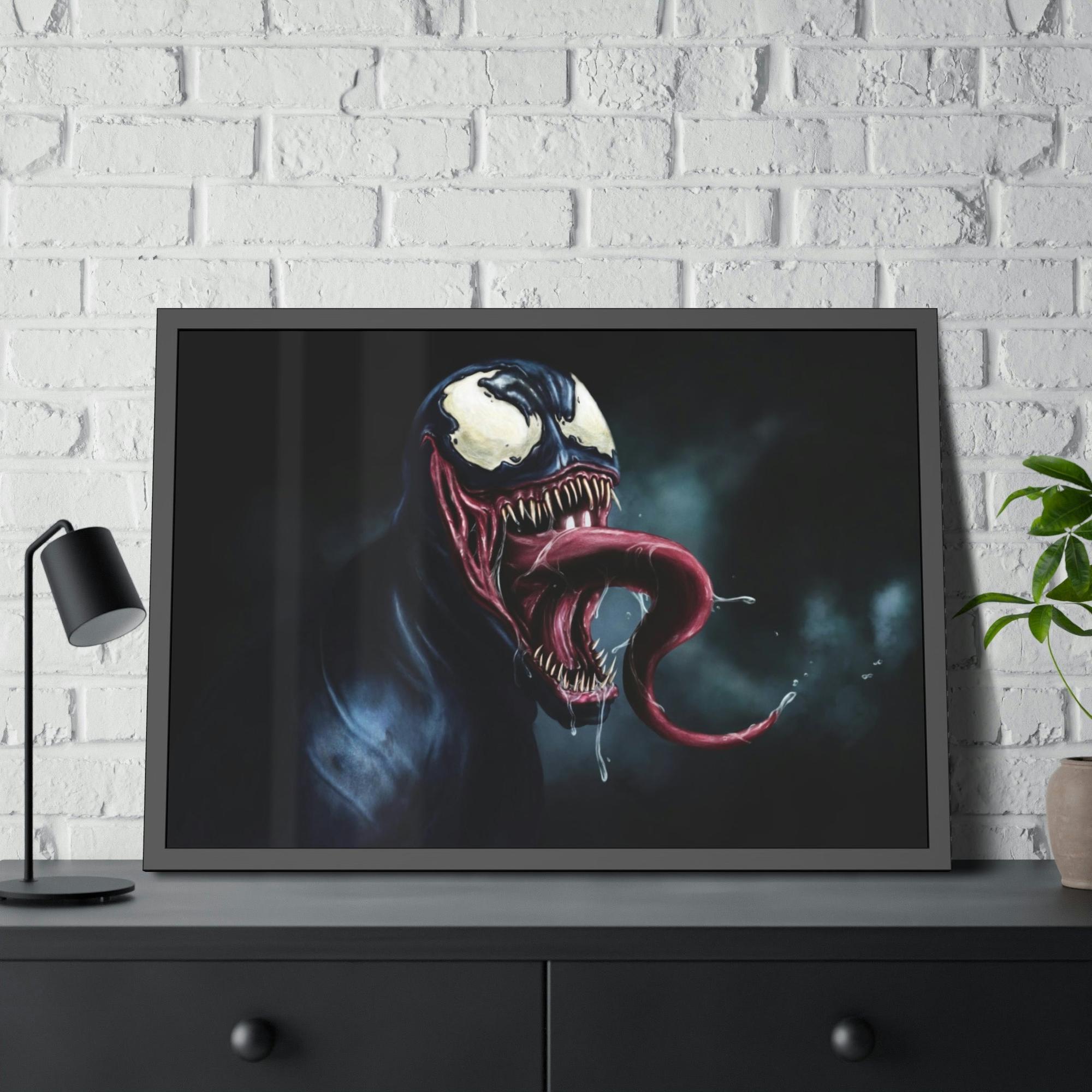 Fantasy And Sci-Fi Explore New Worlds: Sci-Fi and Fantasy Framed Canvas Wall Art with Venomous Detail