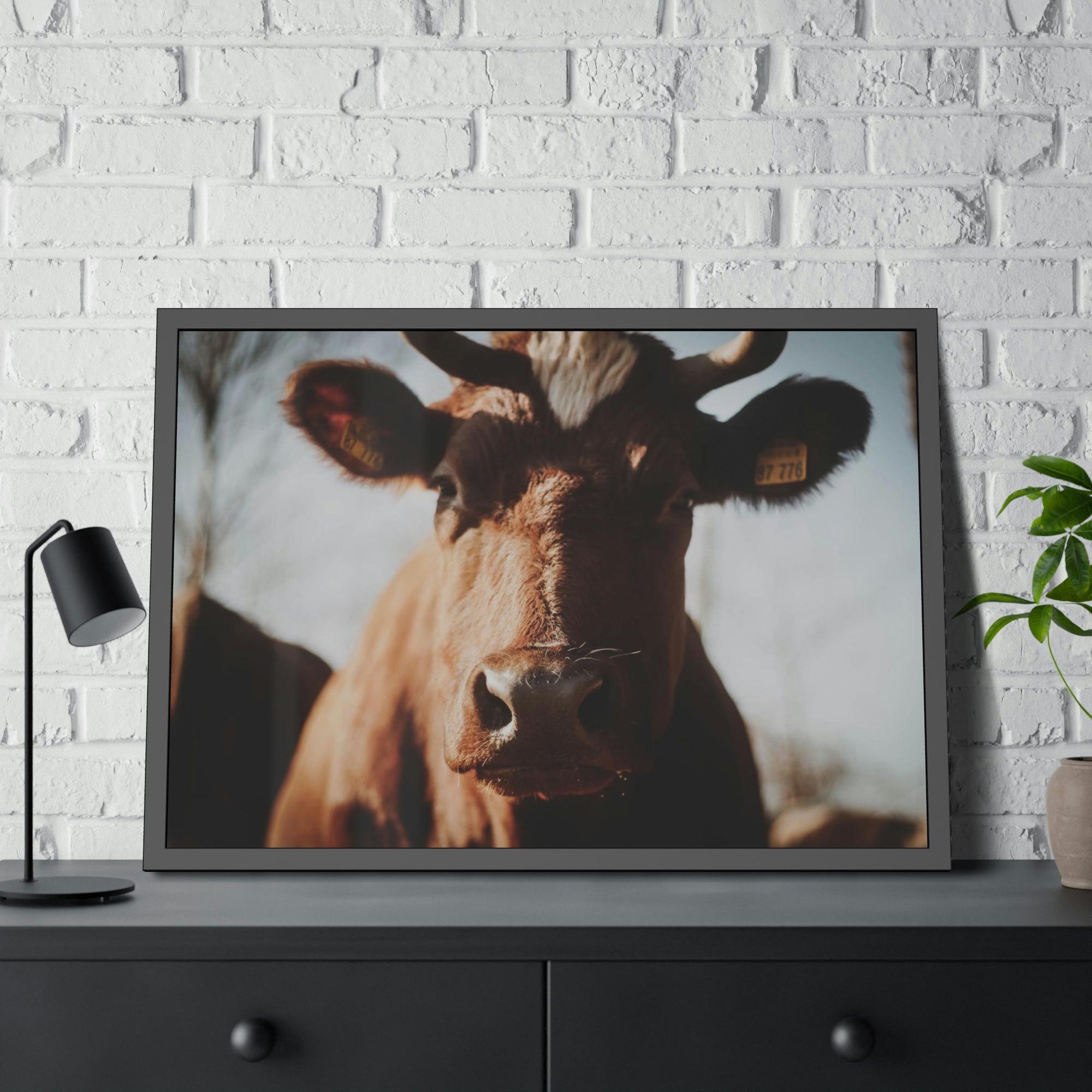 Cows Cow Dreams: Poster & Canvas Print and Wall Art of Whimsical Cow