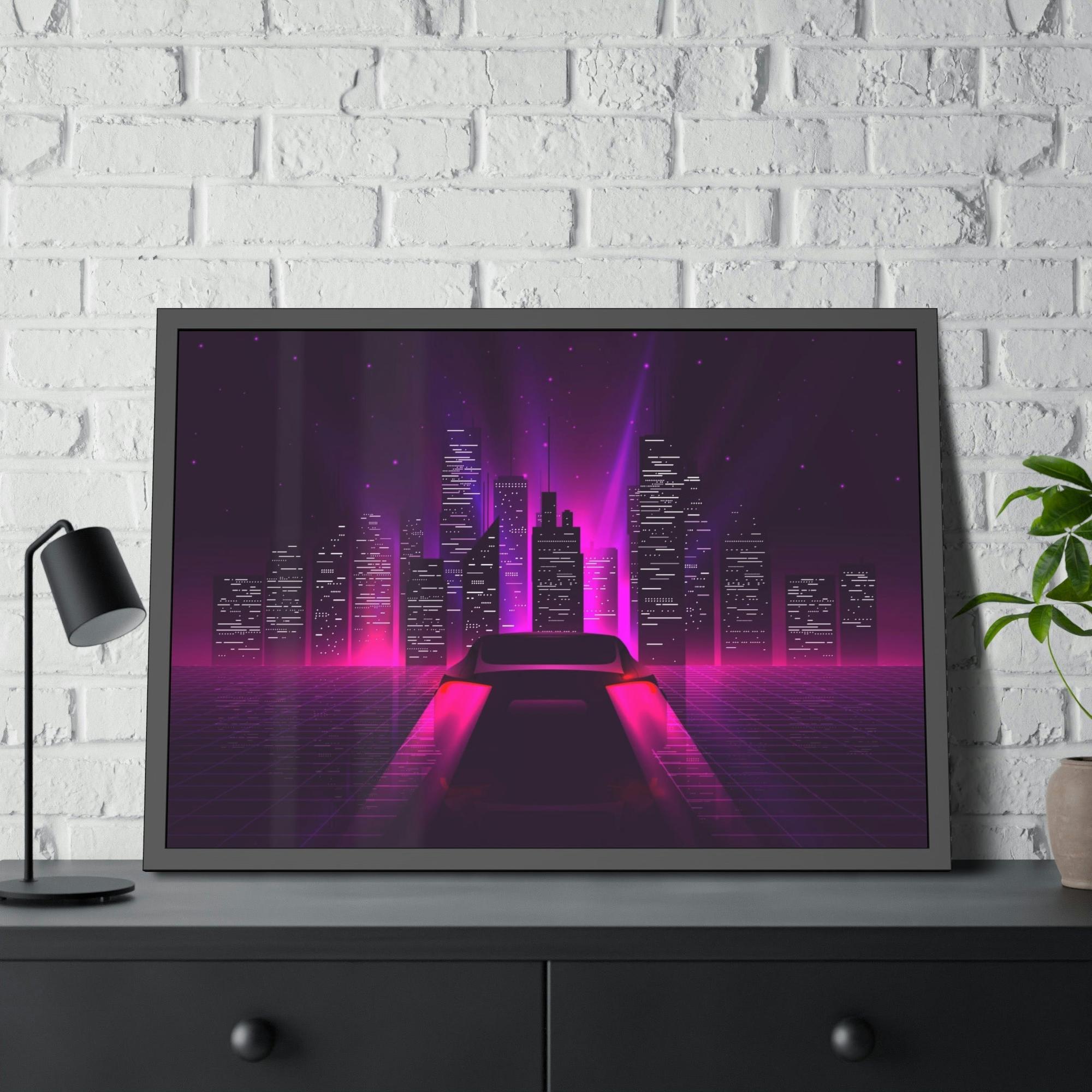 Neon Neon Splendor Revealed: Captivating Wall Art Prints with Radiant Glow