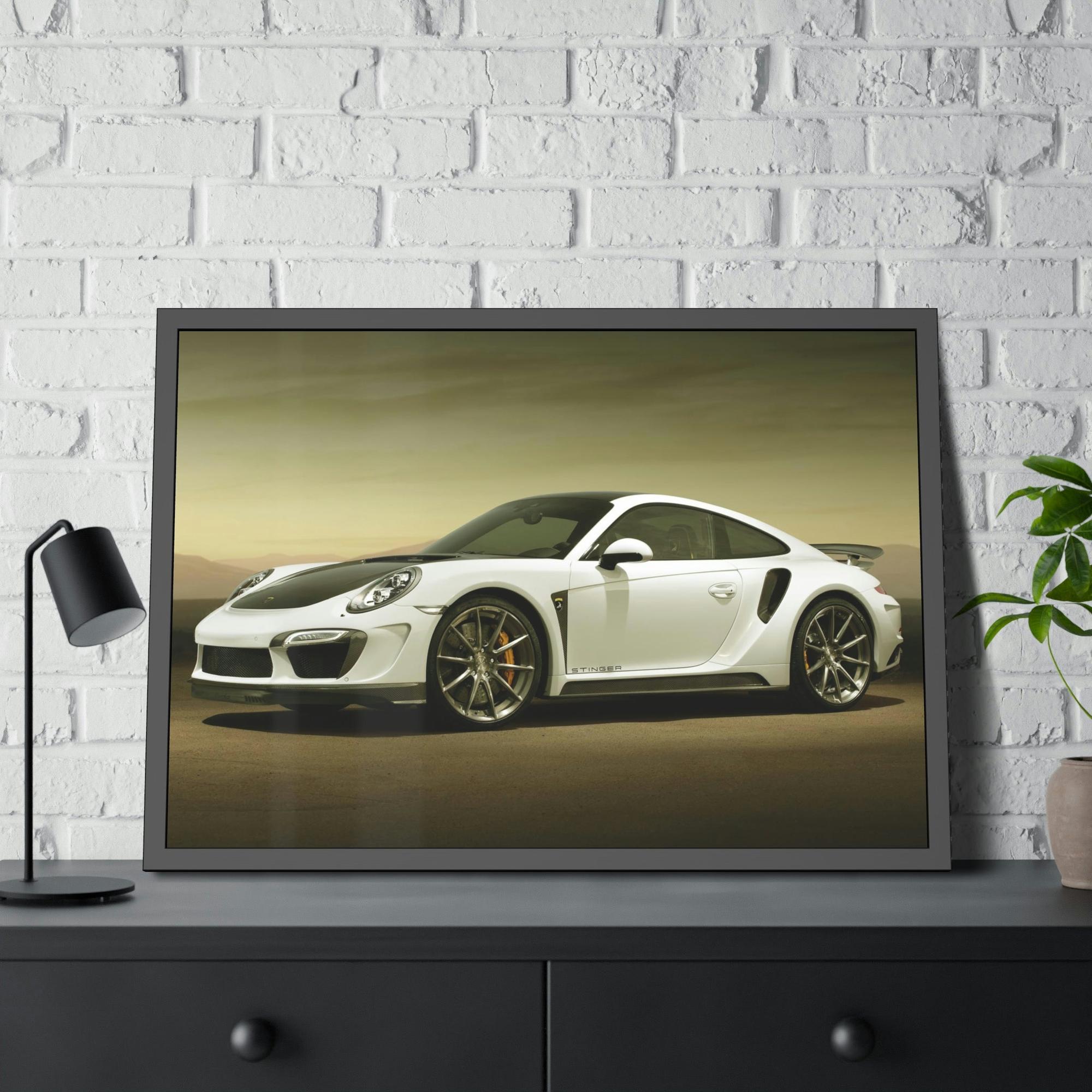 Porsche Porsche Performance Art: Canvas & Poster Print of a Sports Car Masterpiece