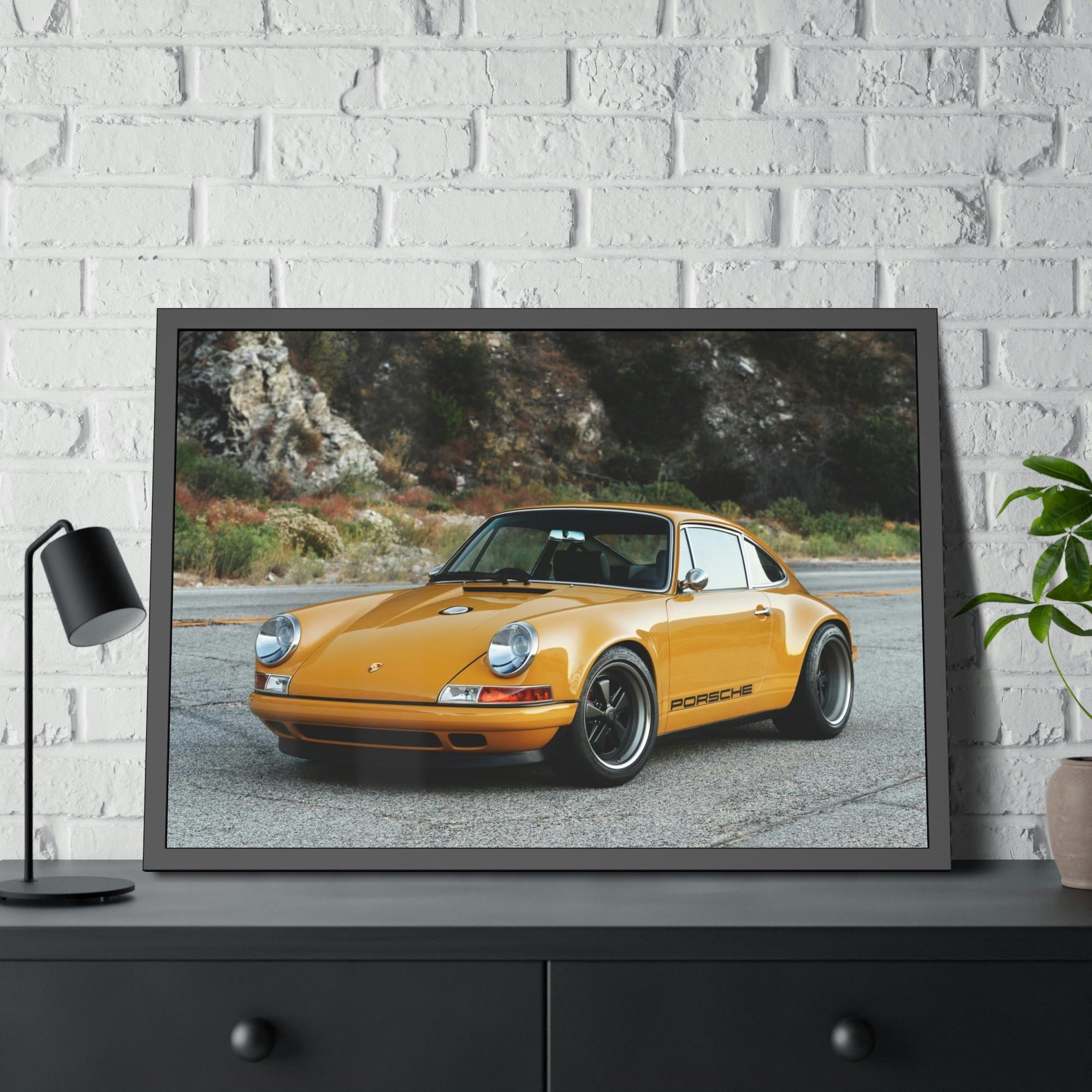 Porsche Racing Elegance on Canvas: Porsche-inspired Wall Art and Framed Posters