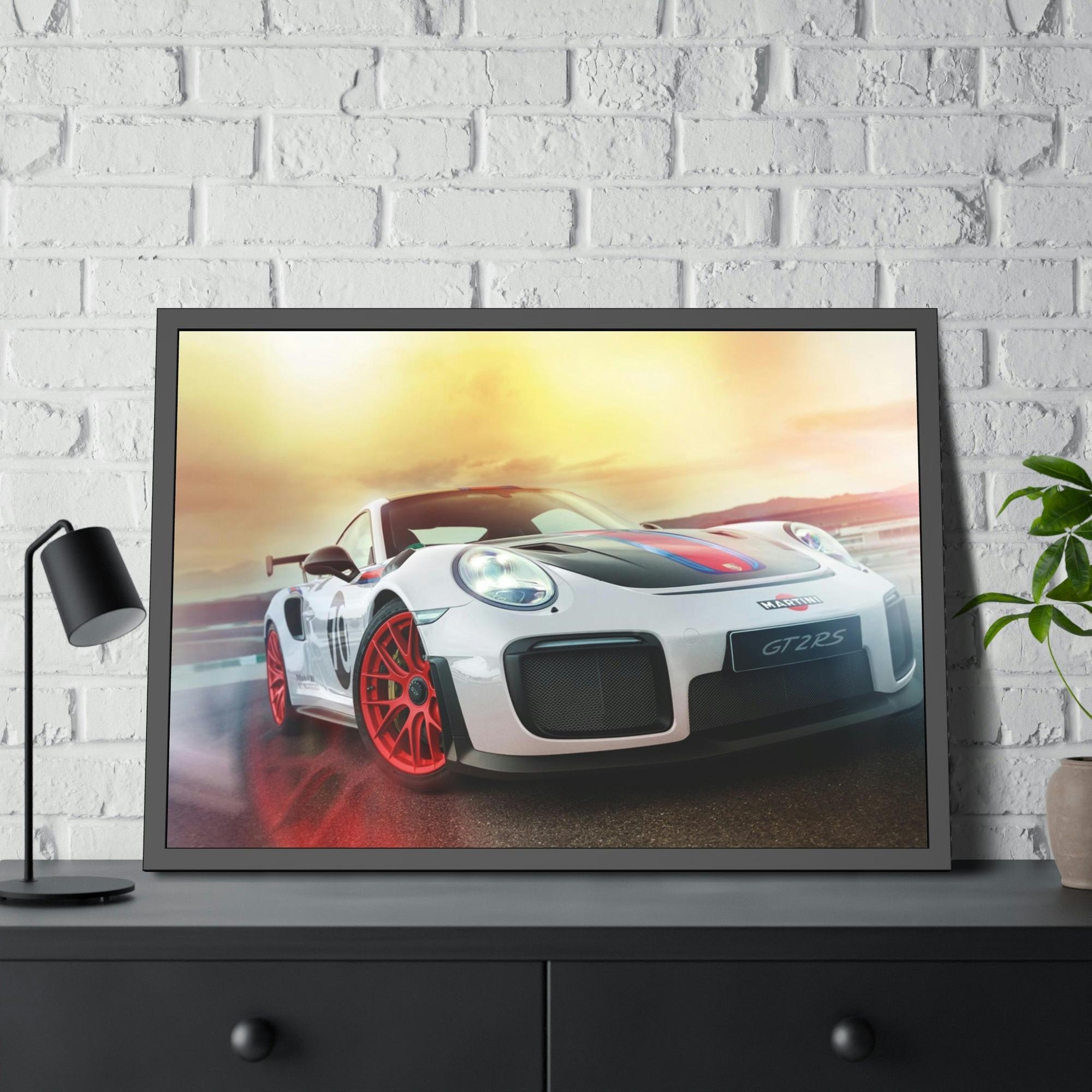 Porsche Speed Demons: Poster & Canvas Print of a Porsche in Motion