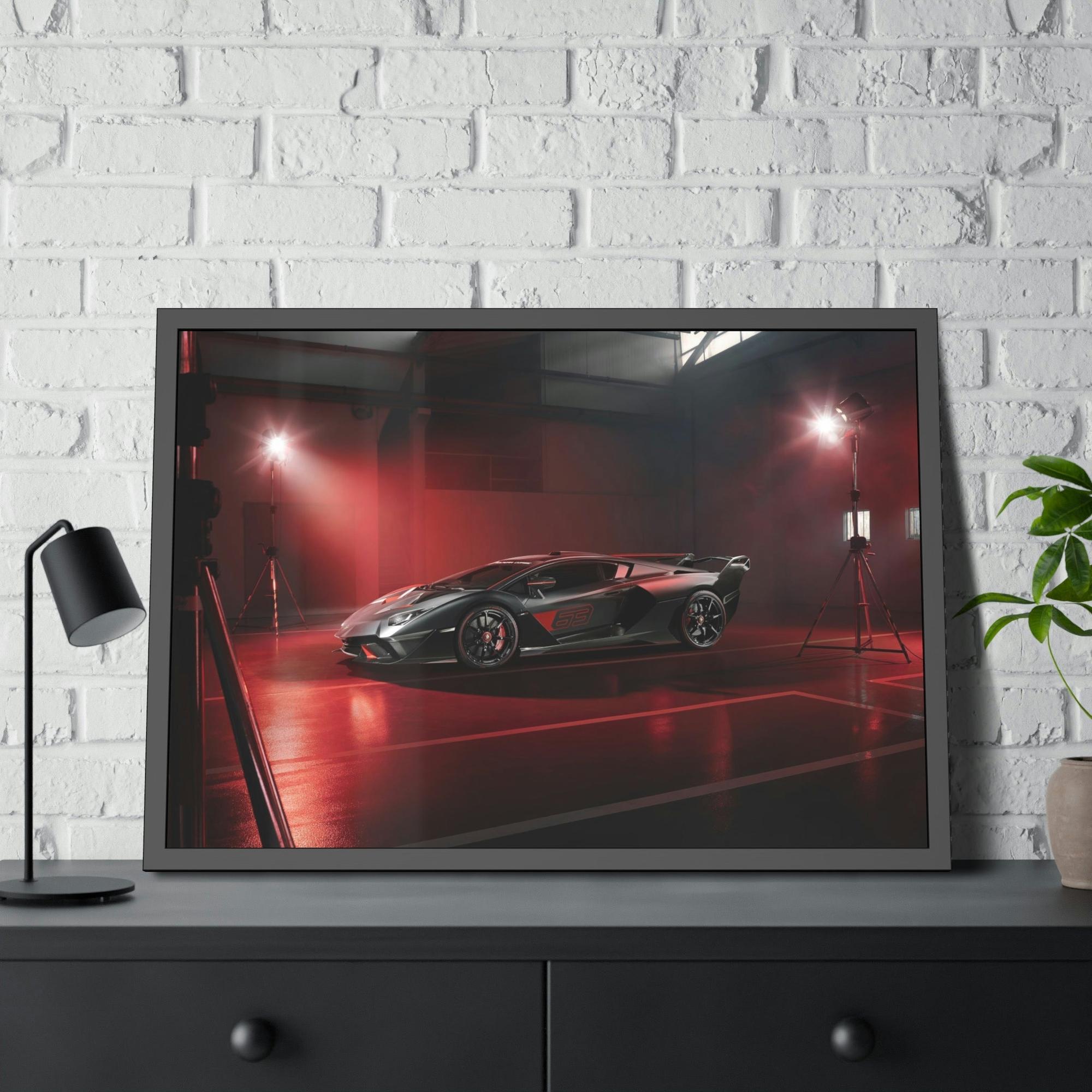 Lamborghini The Art of Lamborghini: A Stunning Framed Canvas Print