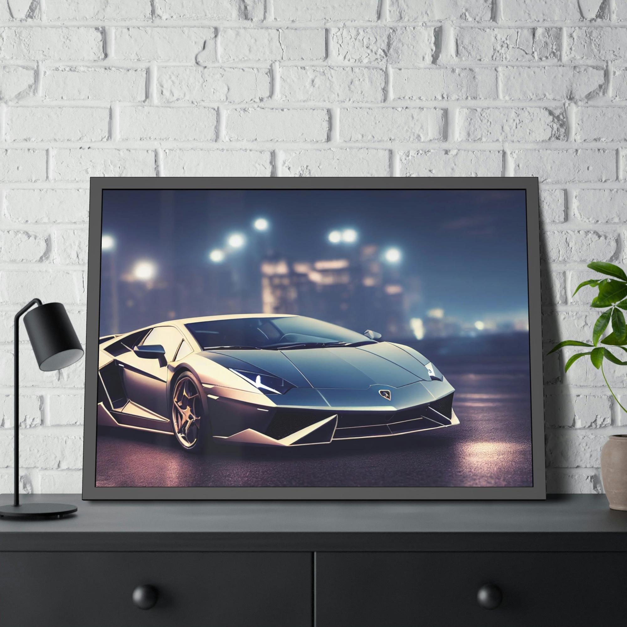 Lamborghini Speed Demon: Lamborghini Sports Car on Canvas & Poster