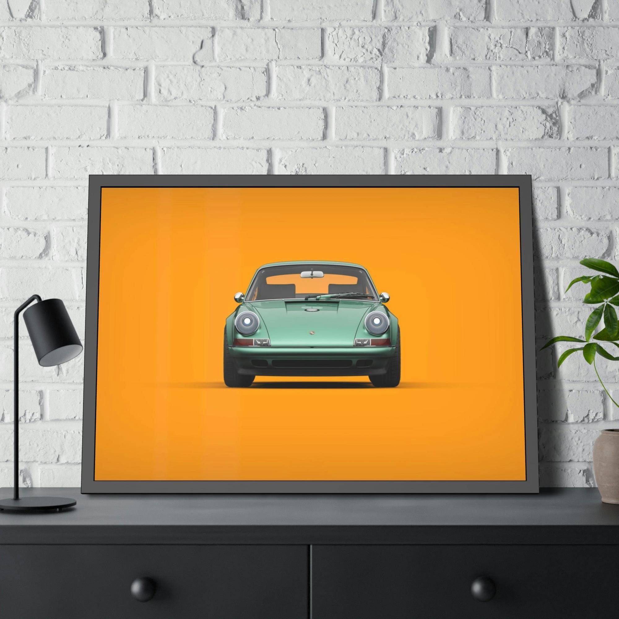 Porsche The Porsche Dream: A Natural Canvas & Poster Print of the Iconic Luxury Car