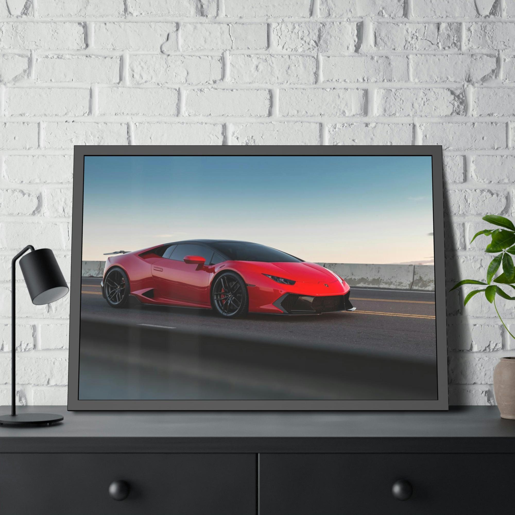 Lamborghini Racing into the Future: Lamborghini Canvas & Poster on High-Quality Print