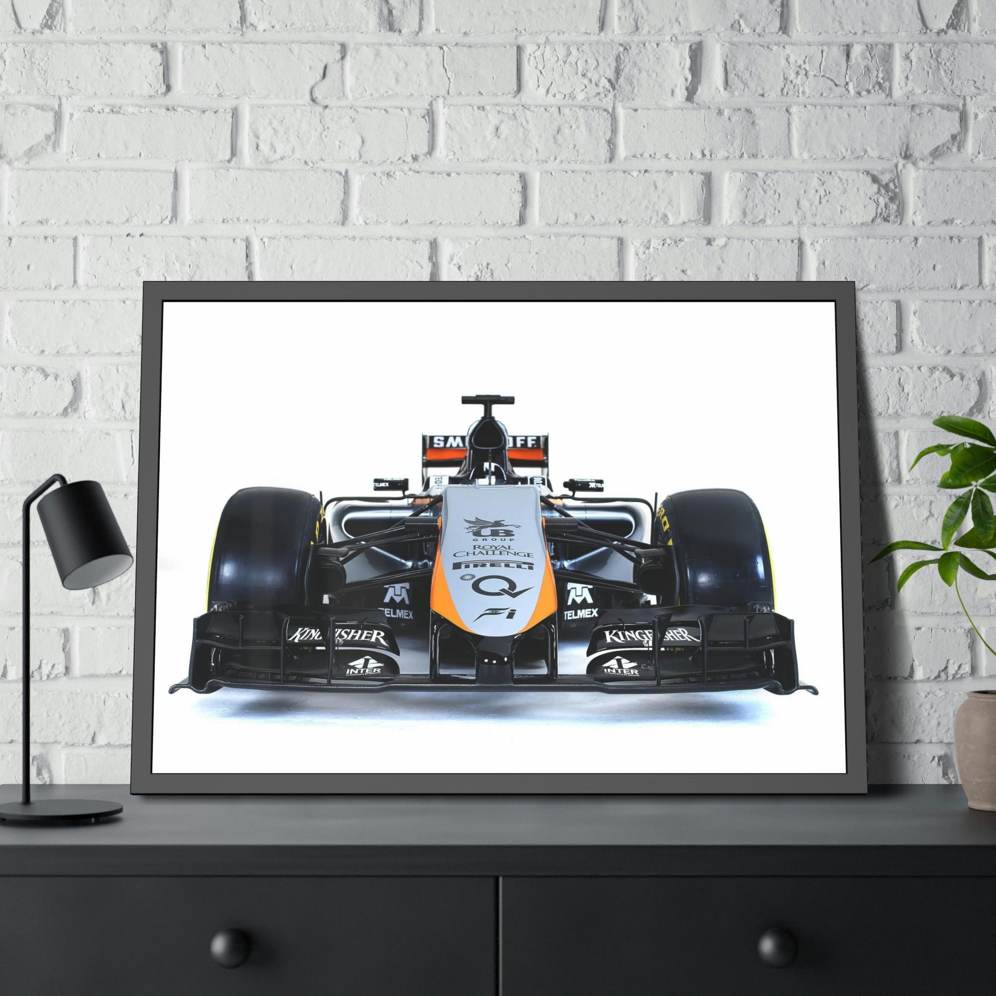 F1 The Need for Speed: Framed Canvas Print of F1 Cars