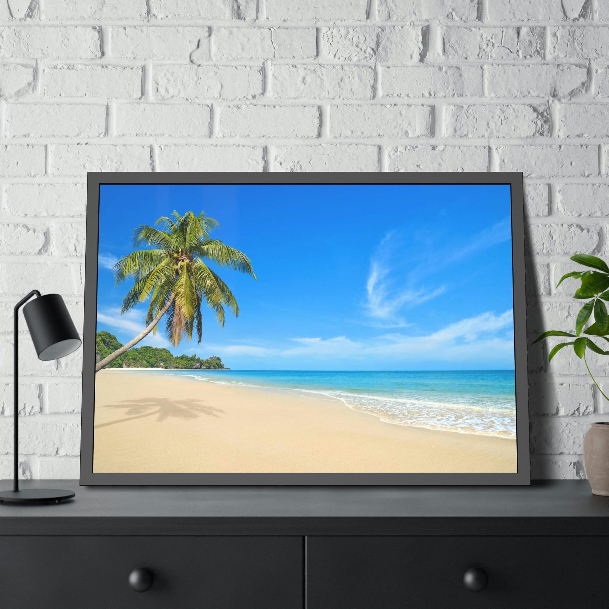 Island Beach Island Bliss: Canvas & Poster Art of a Beautiful Beach Destination