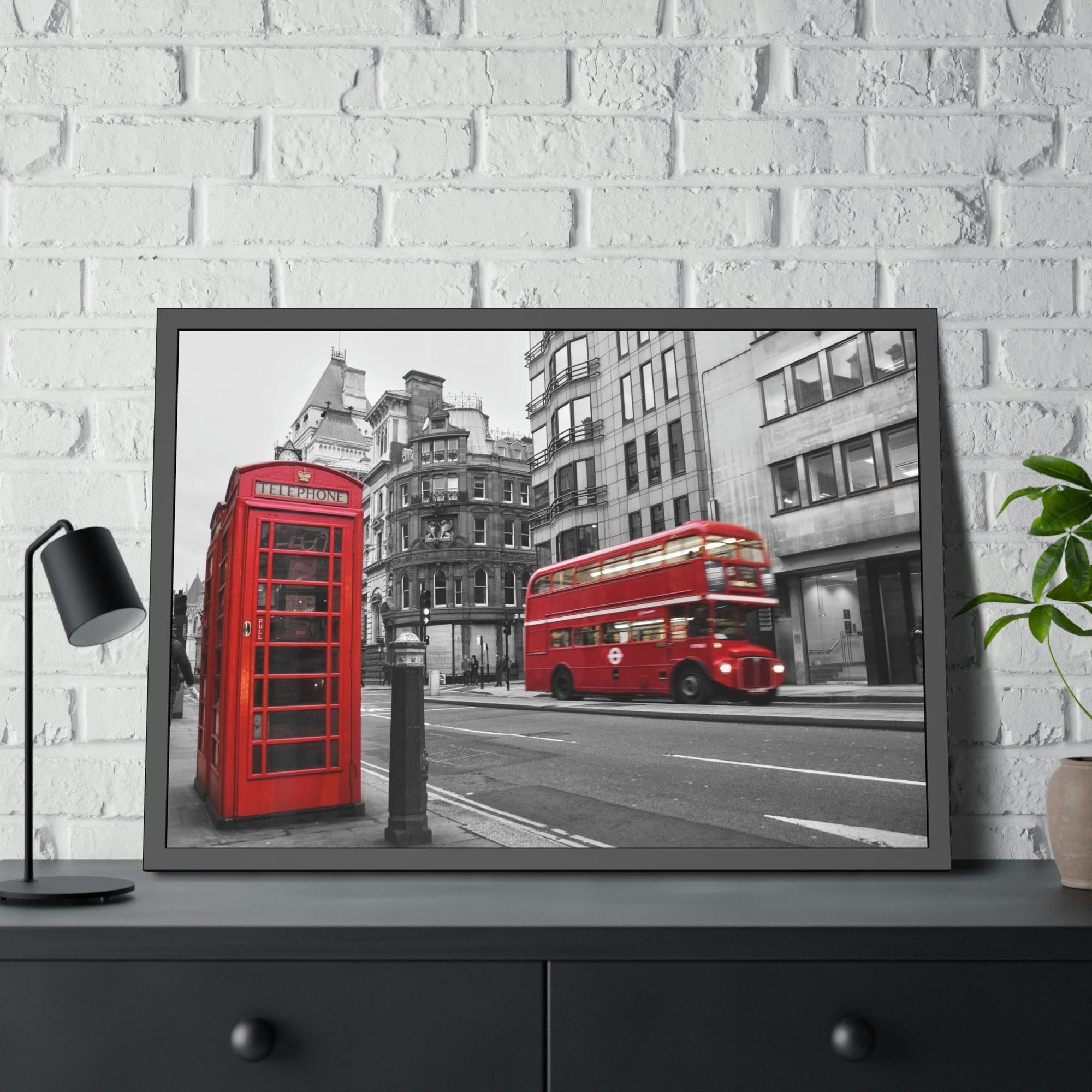 Bus Urban Journeys Unveiled: Artistic Bus Canvas Print