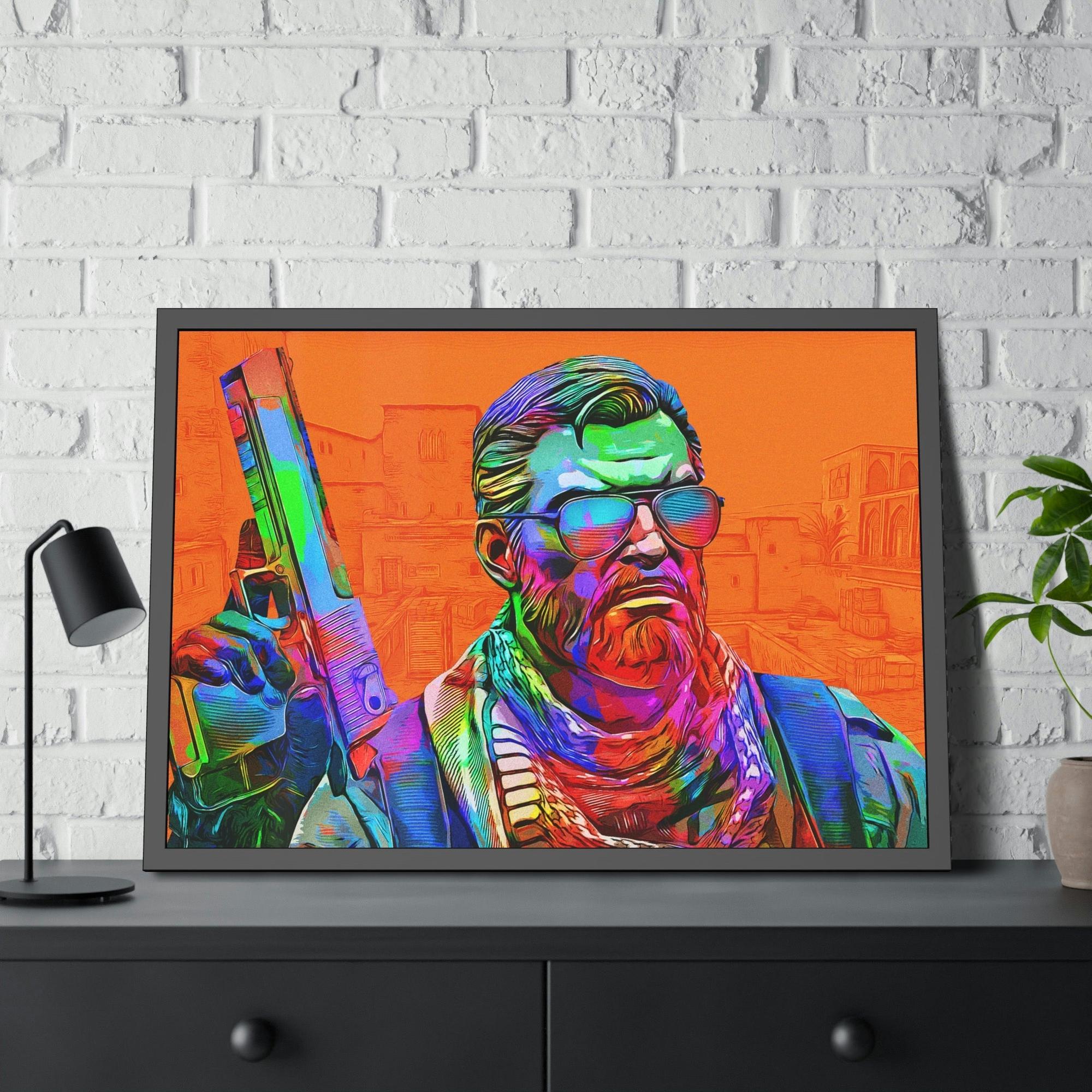 Counter Strike In the Line of Fire: Thrilling Counter Strike Wall Art on Canvas & Poster