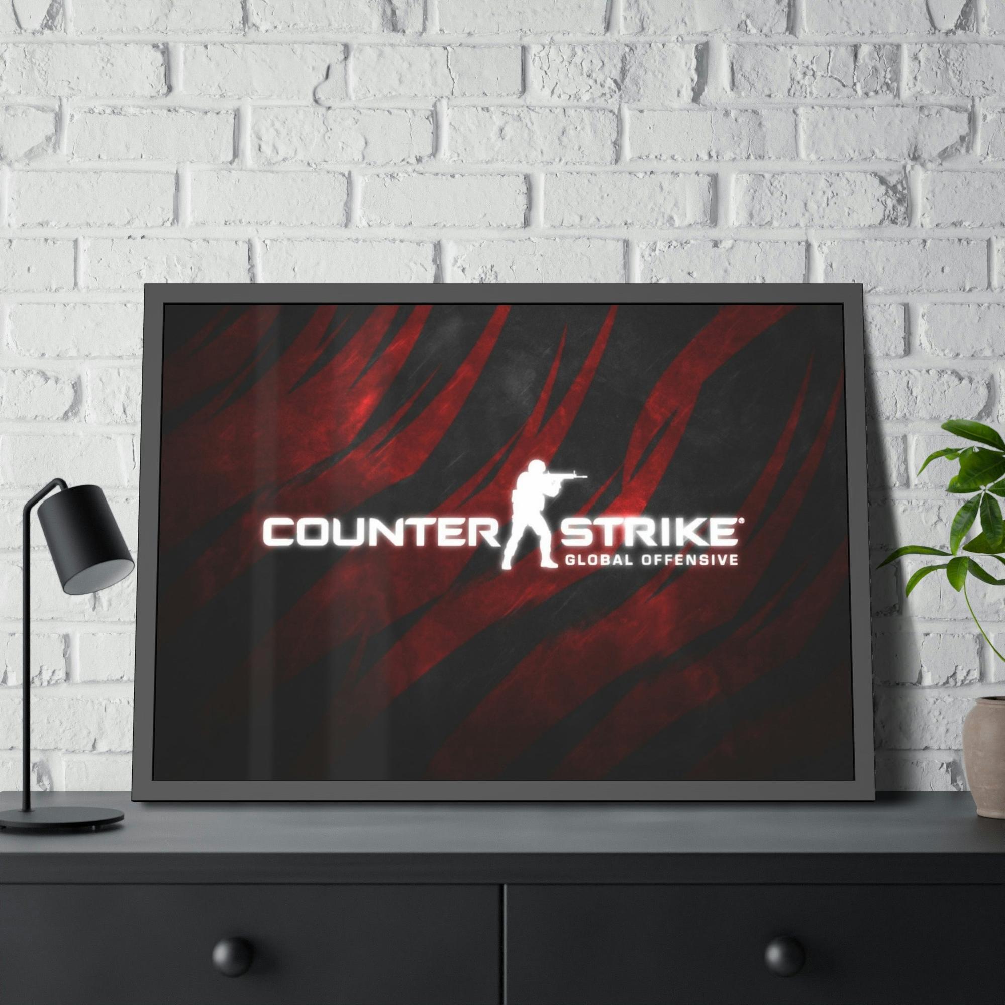 Counter Strike Digital Warfare: Print on Canvas with Counter Strike Wall Art