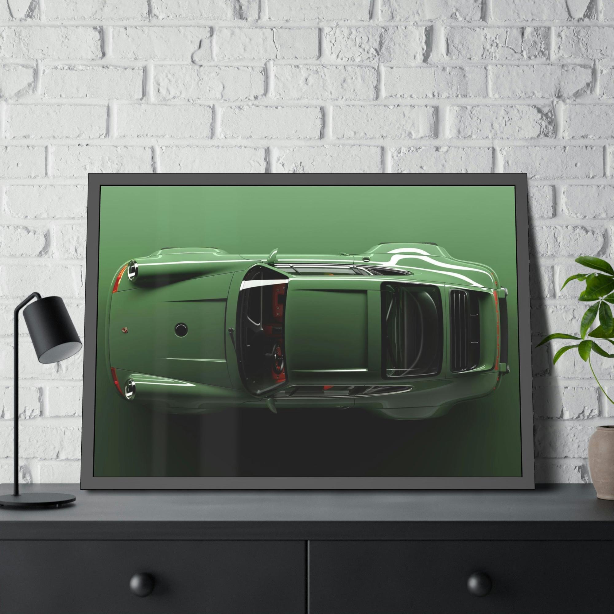 Porsche Automotive Art: High-Quality Porsche Print on Natural Canvas & Poster
