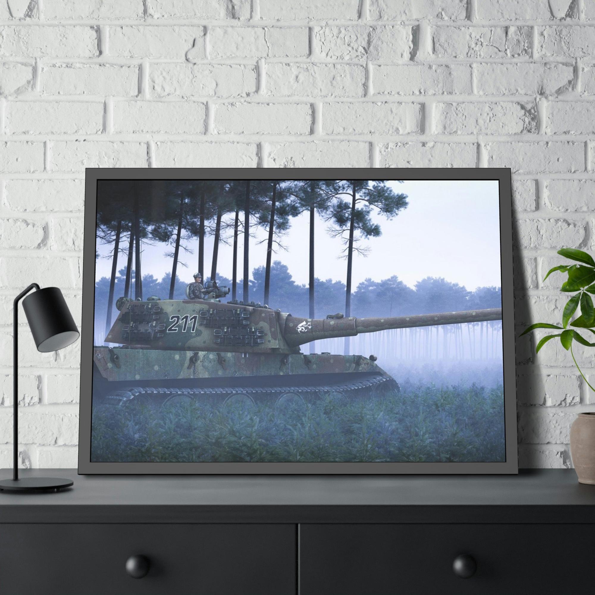 World Of Tanks Victory Unveiled: Striking World of Tanks Art Print on Canvas