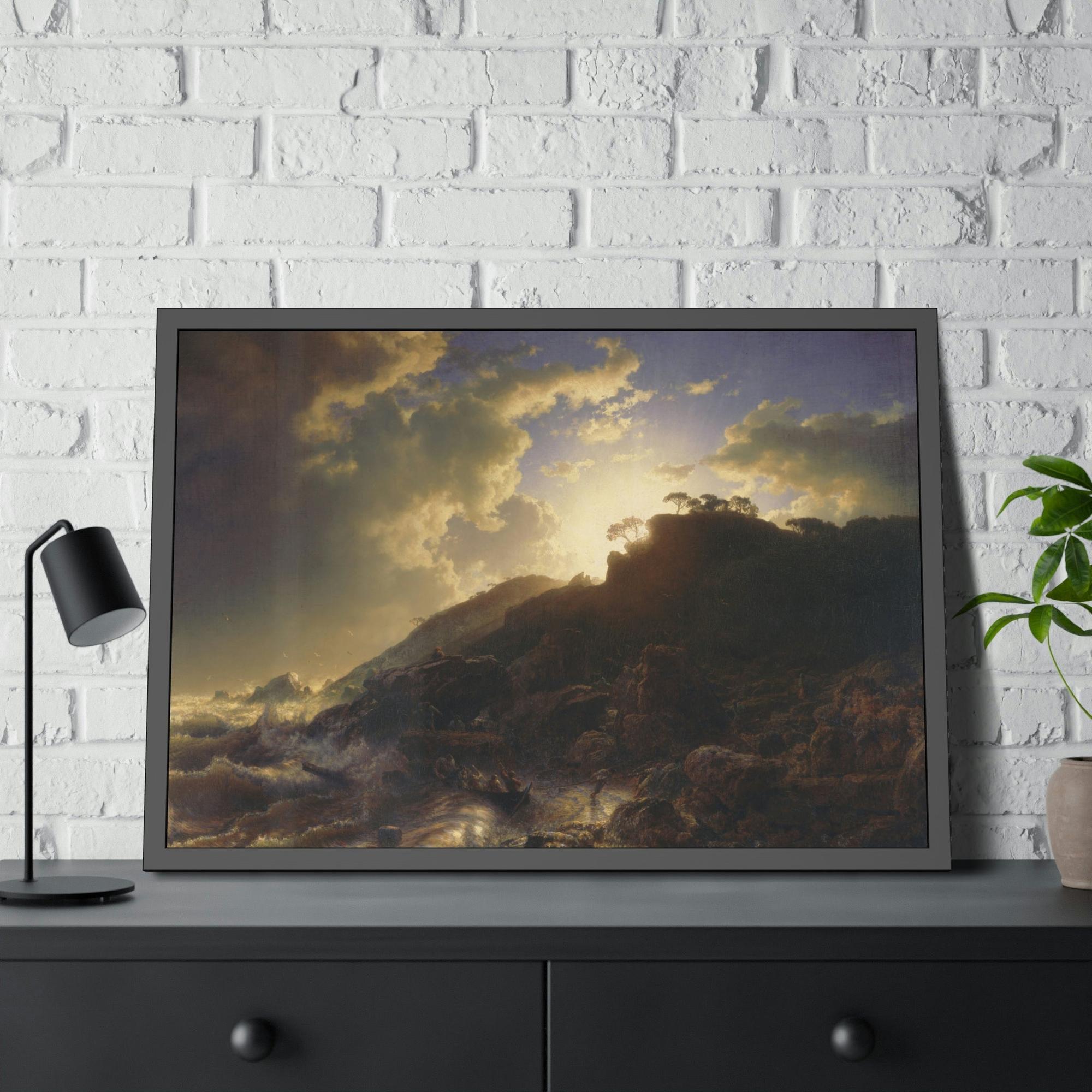 Anthropologie Earthy Elegance: Artistic Anthropologie-Inspired Print on Natural Canvas & Poster