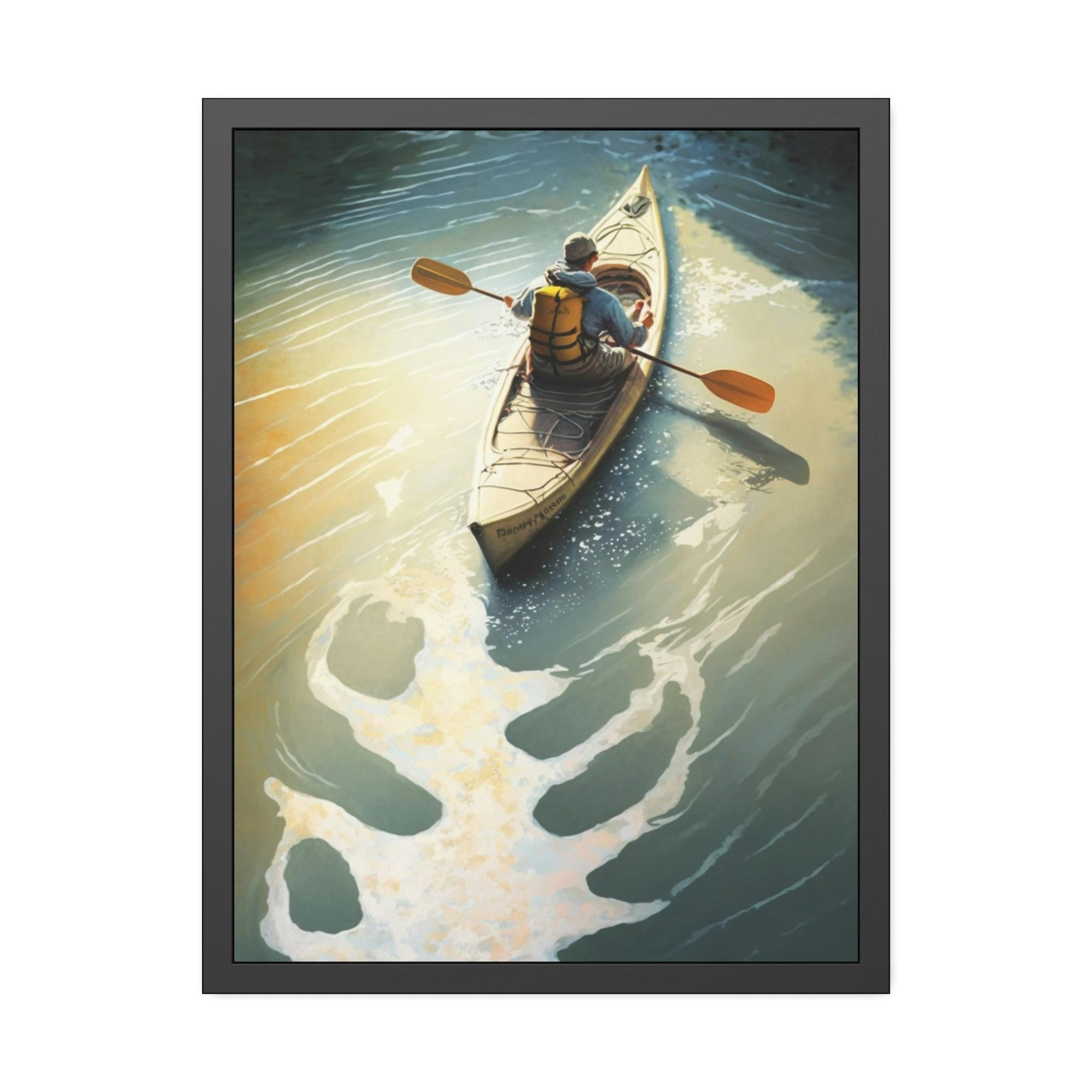 Boating Boating Bliss: Wall Art and Print on Canvas with Relaxing Boating Art