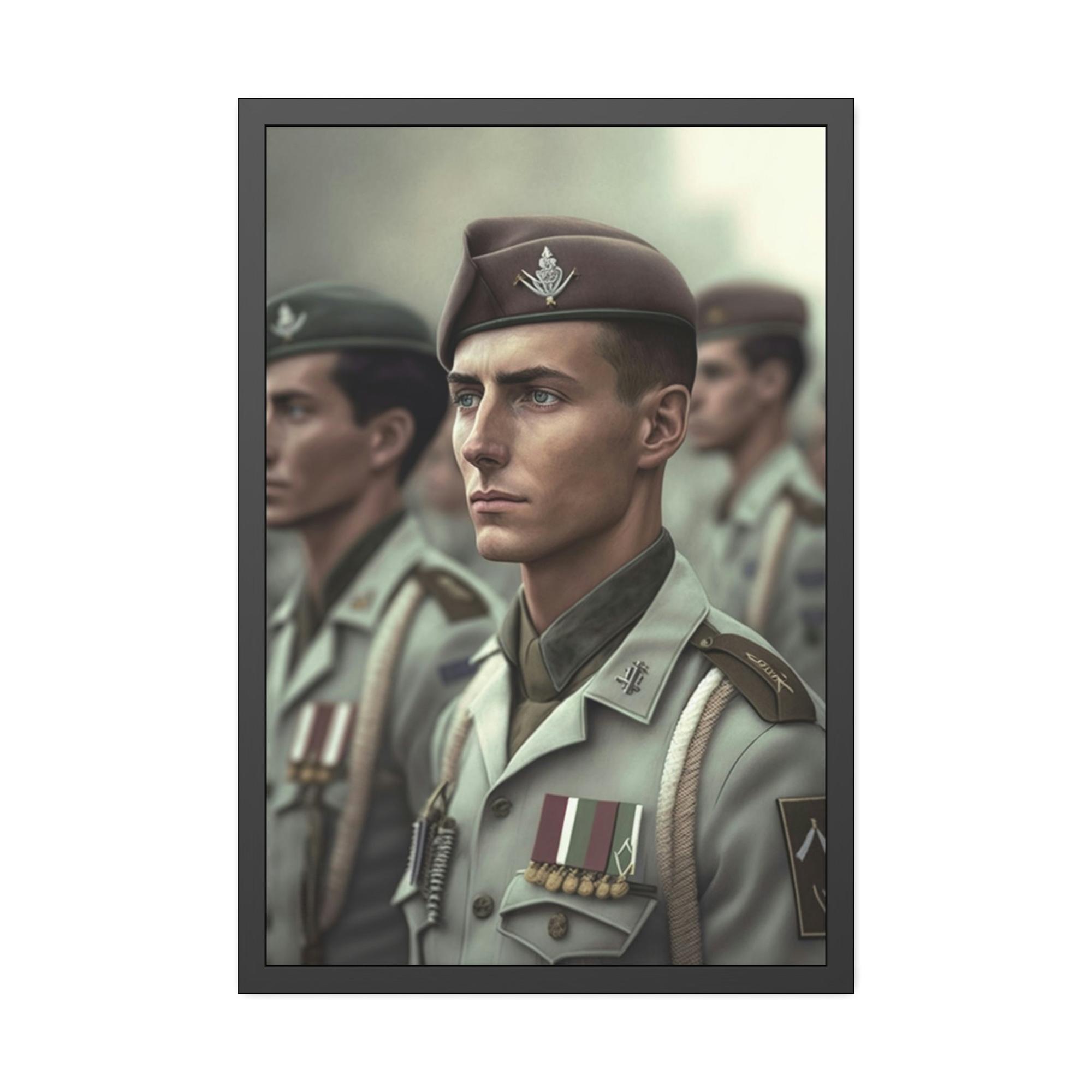 Army Camouflage Warriors: Striking Army Art on Canvas and Poster Prints