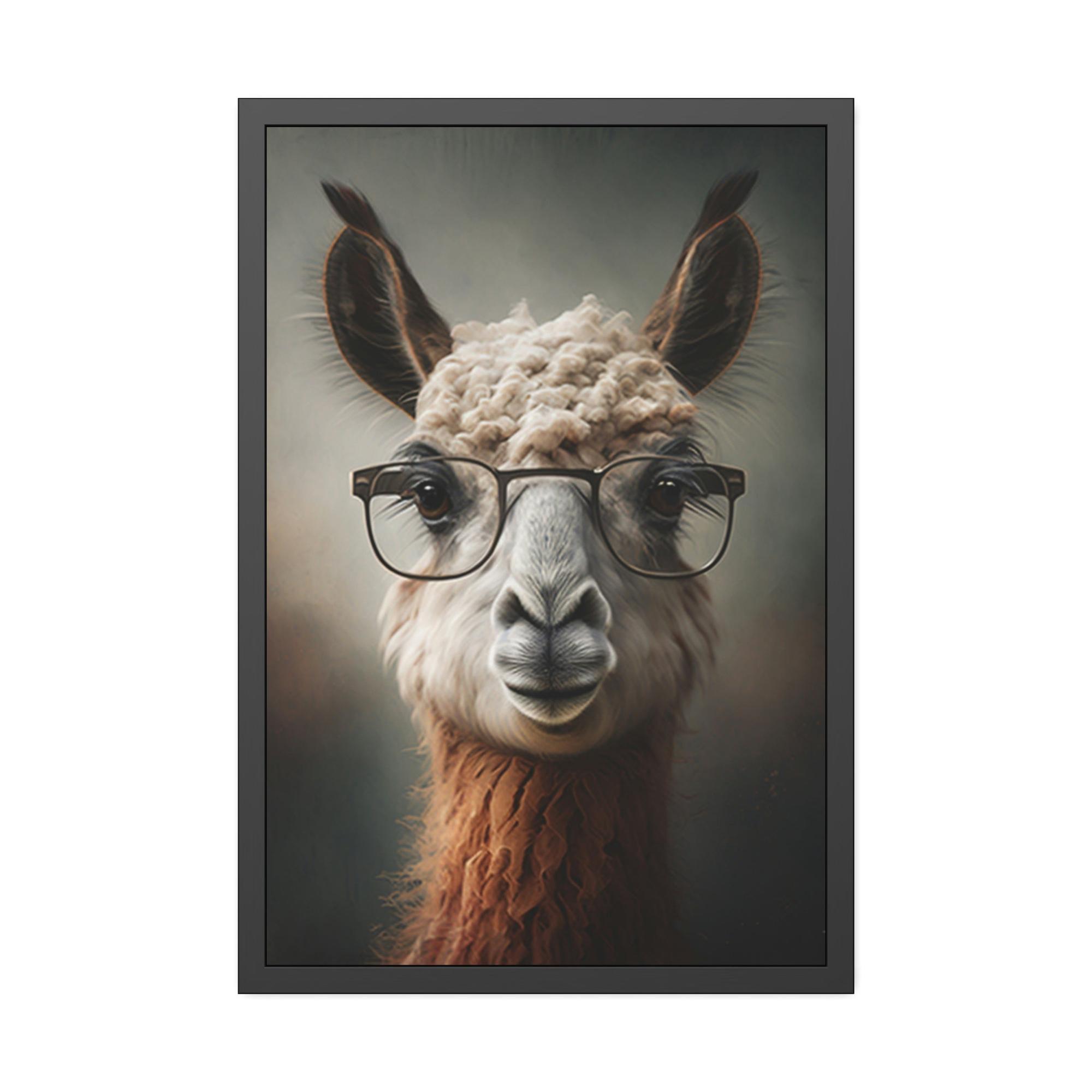 Lamas Lama Zen: Tranquility on Canvas