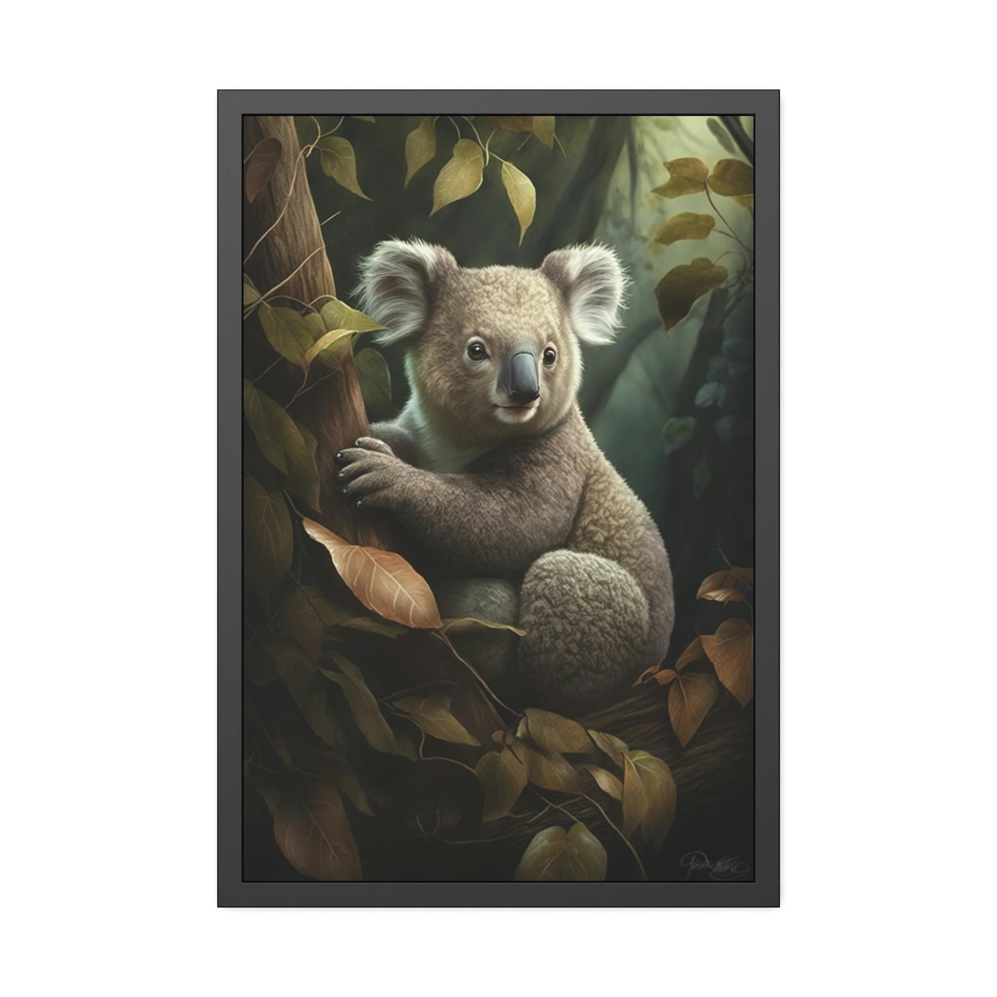 undefined A Koala's Journey: A Stunning Painting on Canvas