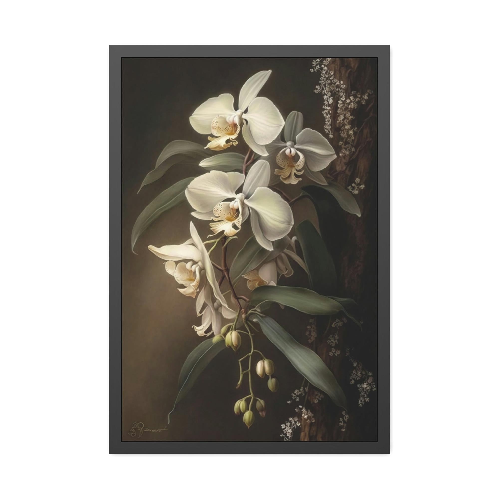 Orchids Orchid Bliss: Tranquility on Canvas
