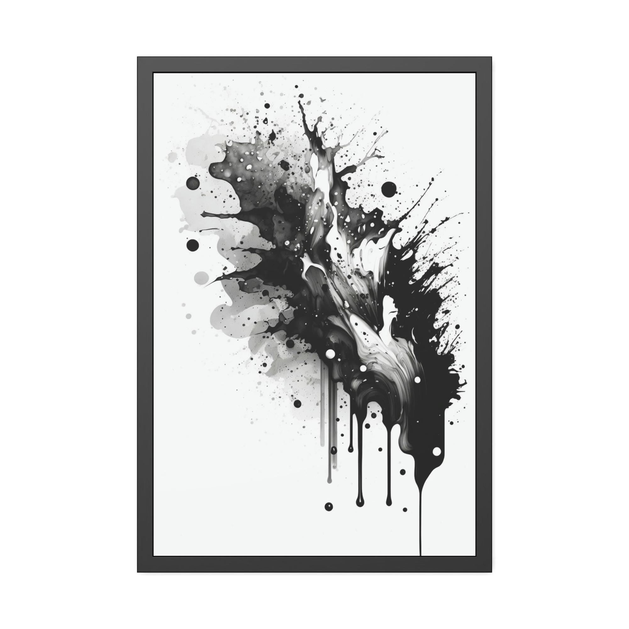 Black White The Contrast of Timeless Elegance: Black and White Canvas Wall Art