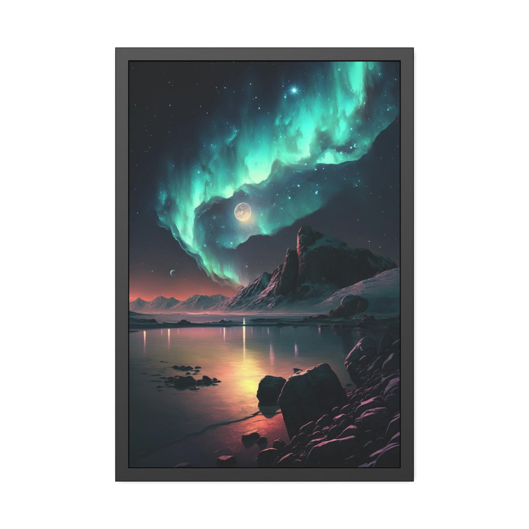Aurora Borealis Mesmerizing Aurora Borealis Art Print: High-Quality Wall Decor for Your Space