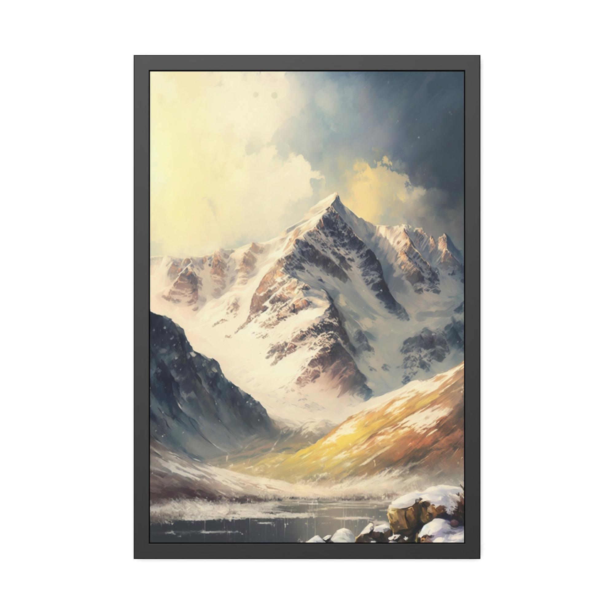 Mountains Awe-Inspiring Mountain Range: A Canvas of Nature's Splendor