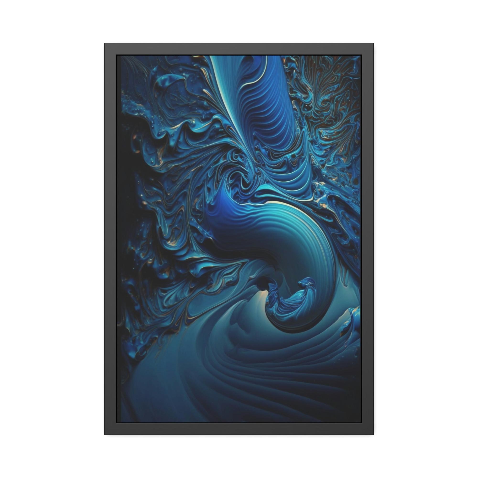 Blue Into the Blue: Gorgeous Blue Themed Canvas Art for Your Home or Office