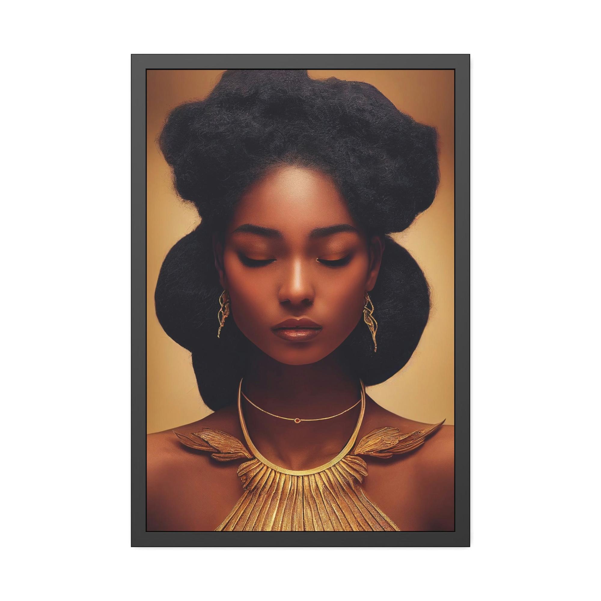 Glam Touch of Glam: Canvas & Poster Wall Art Piece of Stylish Elegance