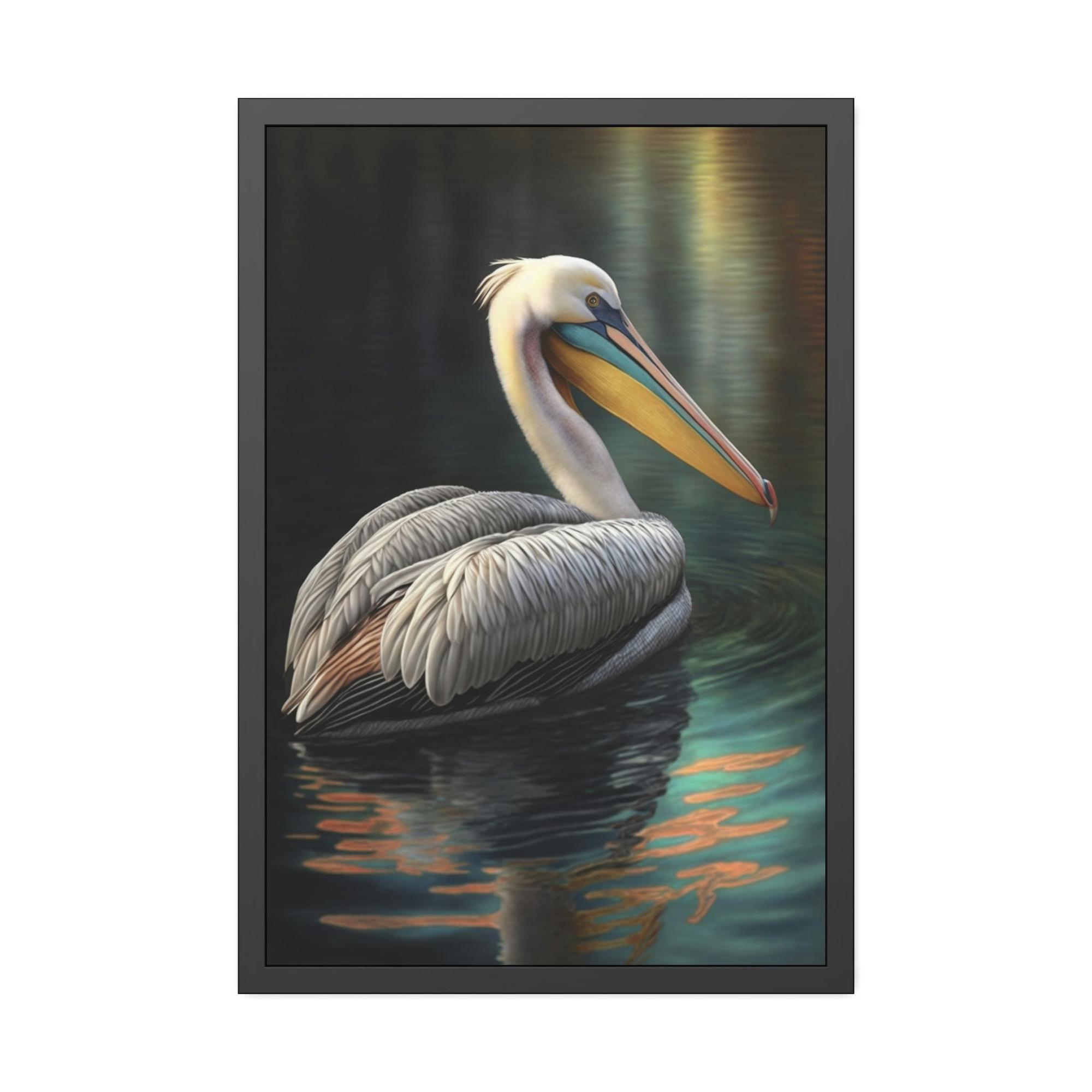 Pelicans Pelican's Perch: A Coastal Canvas Delight