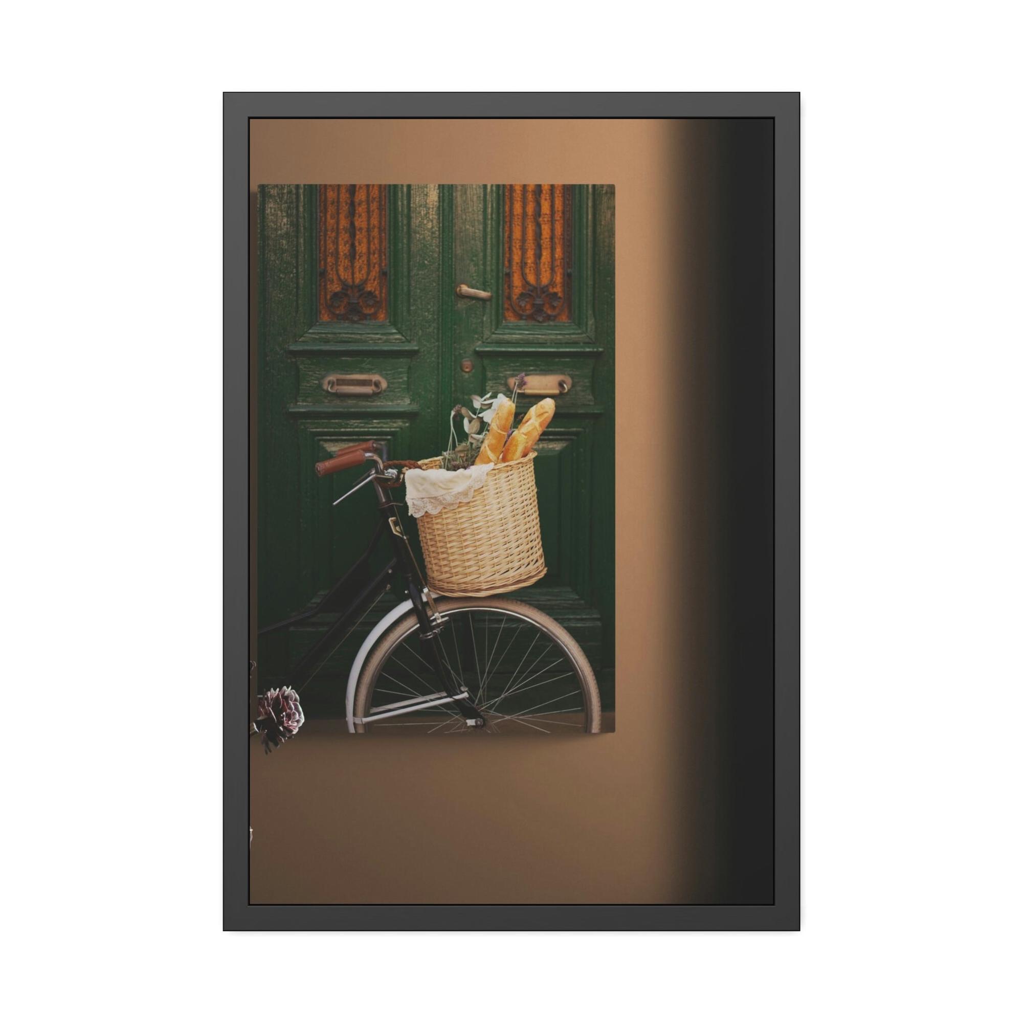 French Bonjour Paris: Natural Canvas & Poster Print of French Charm