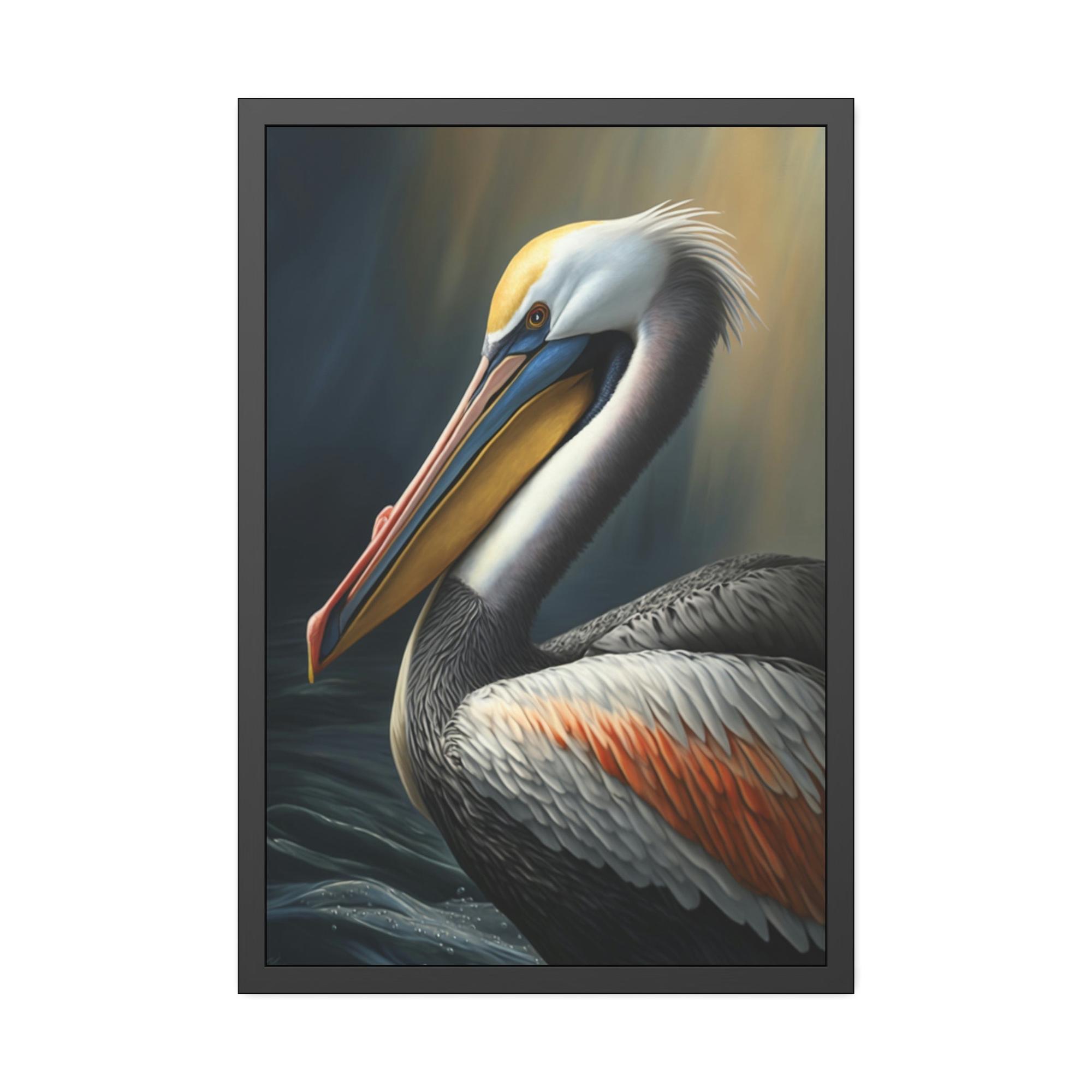 Pelicans Pelican's Voyage: A Canvas Coastal Adventure