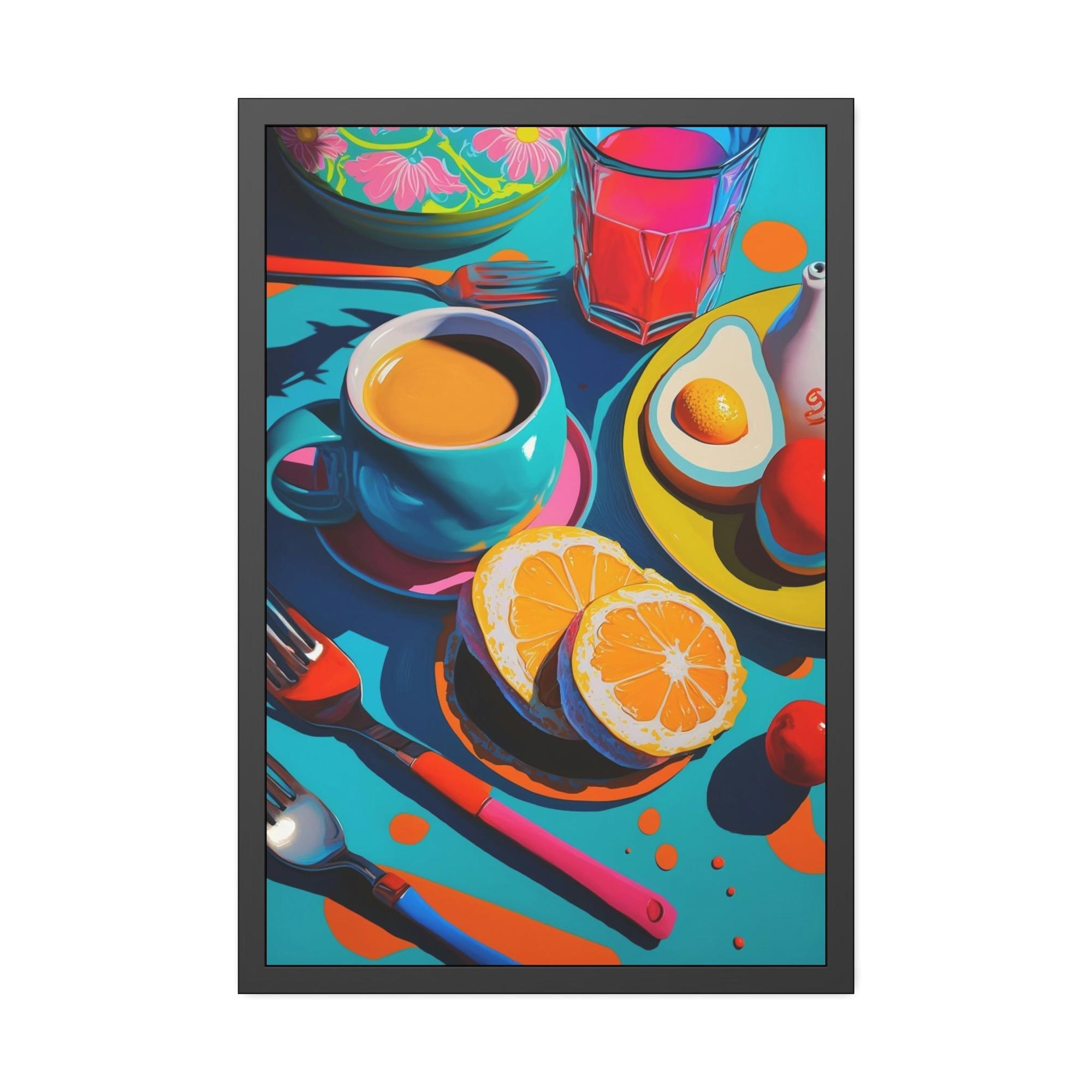 undefined Morning Delight: Poster of a Beautifully Served Breakfast Table