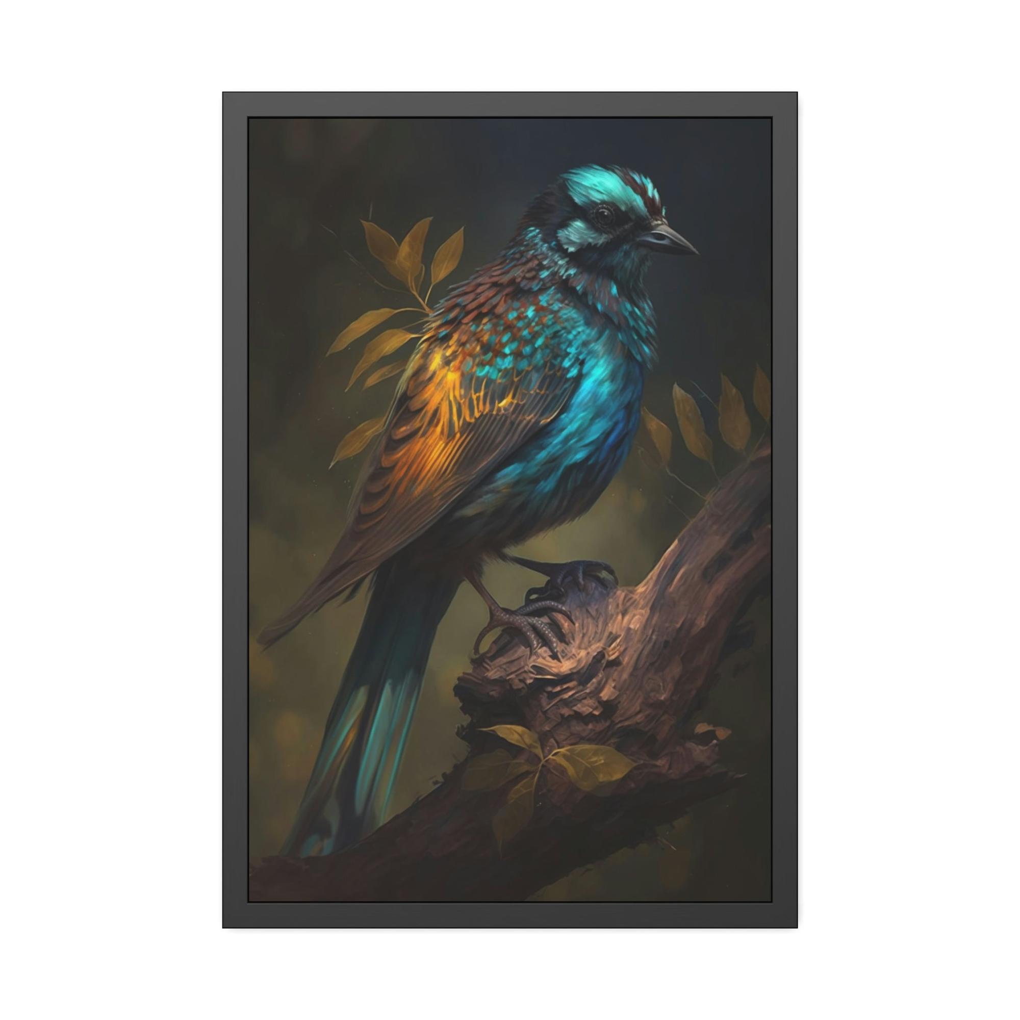 Birds The Majestic Birds: A Framed Canvas & Poster Print of Birds