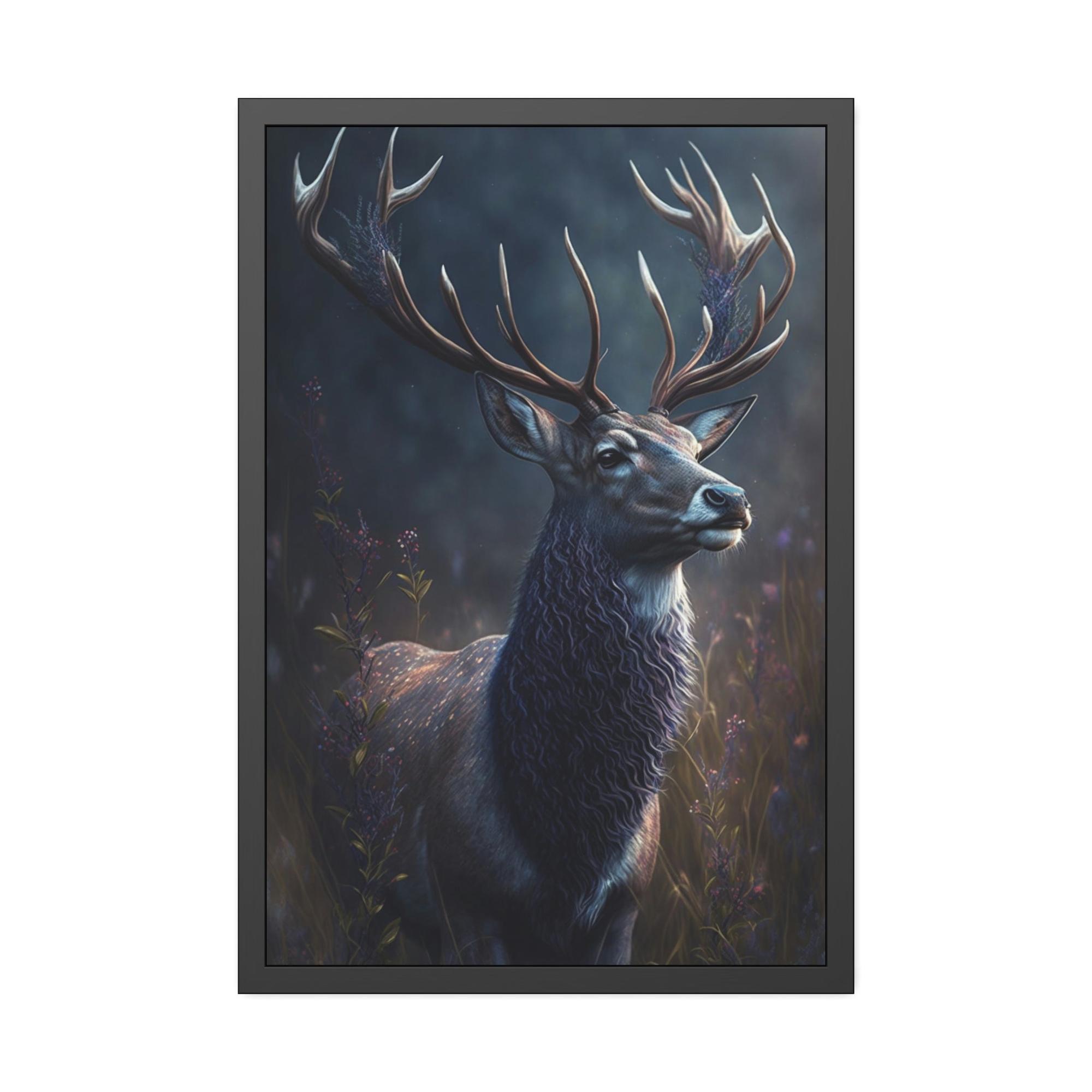 Deers Deer Dreaming: A Canvas Forest Fantasy