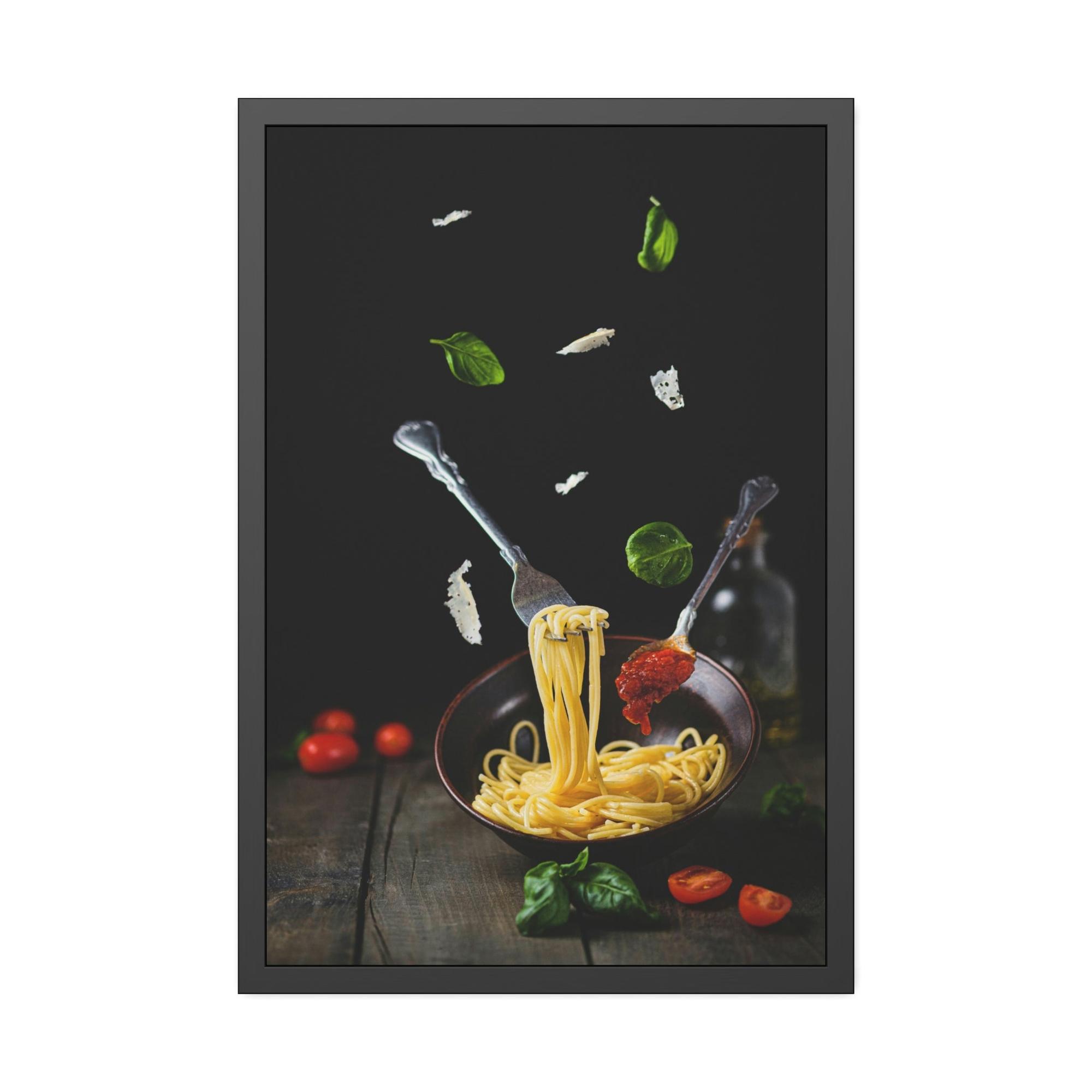 Pasta Pasta Passion: Artistic Framed Canvas Prints for Your Kitchen