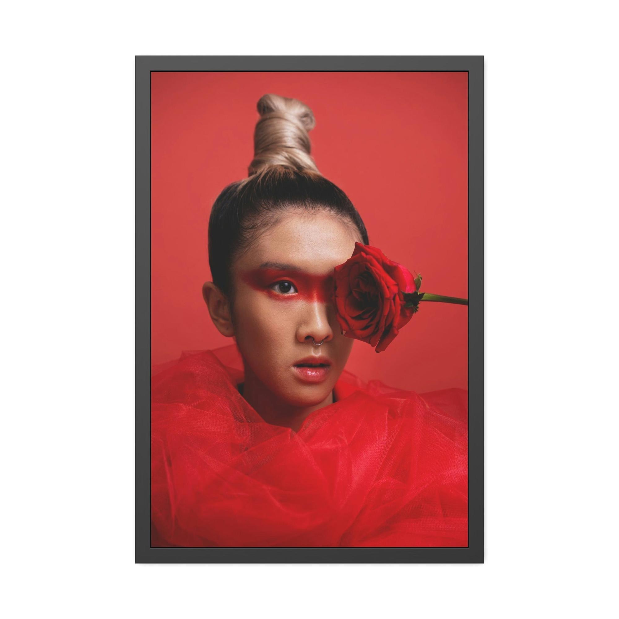 Fashion And Beauty Chic and Stylish: A Framed Canvas of High Fashion and Beauty