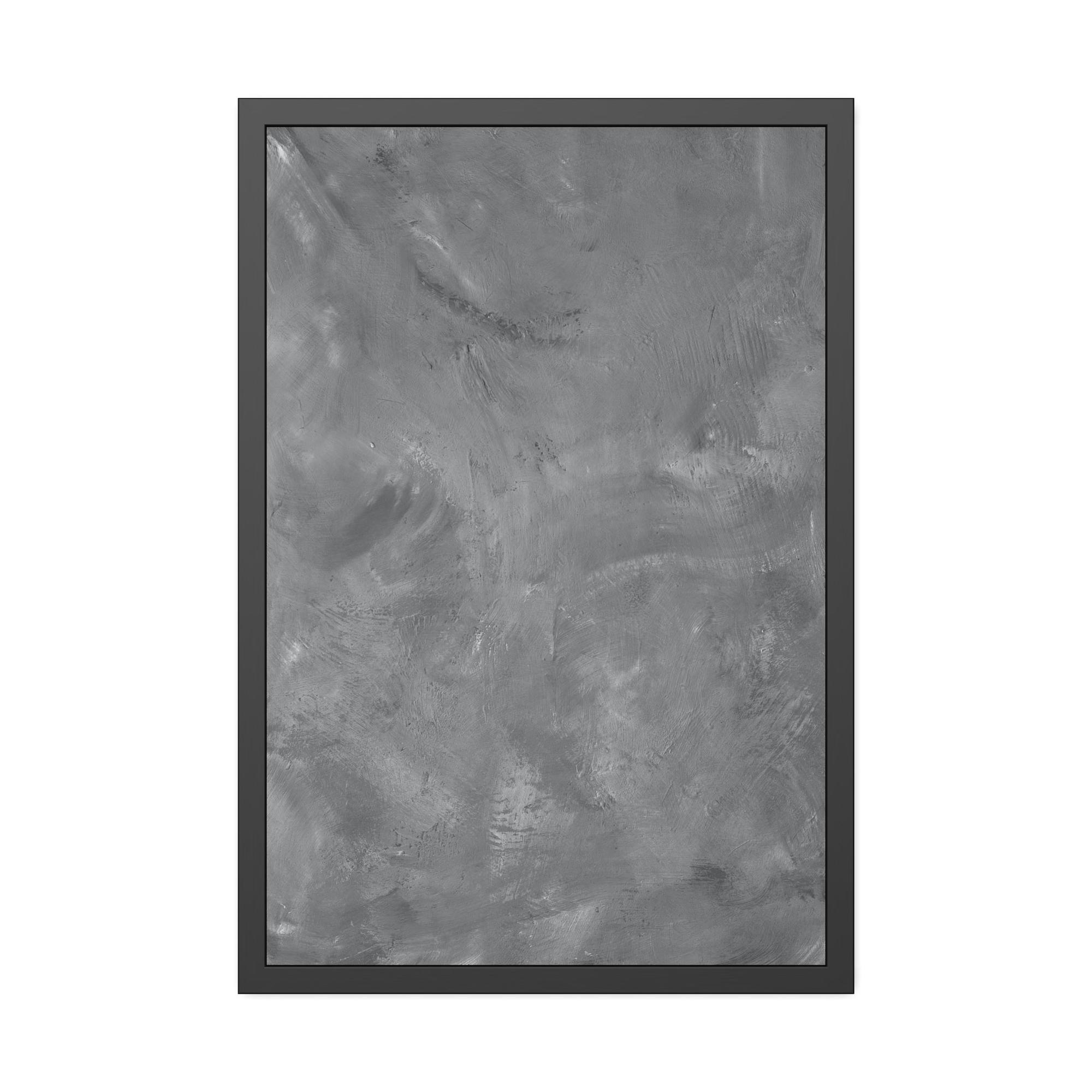 undefined Mysterious Gray: Framed Poster for a Subtle Touch of Drama