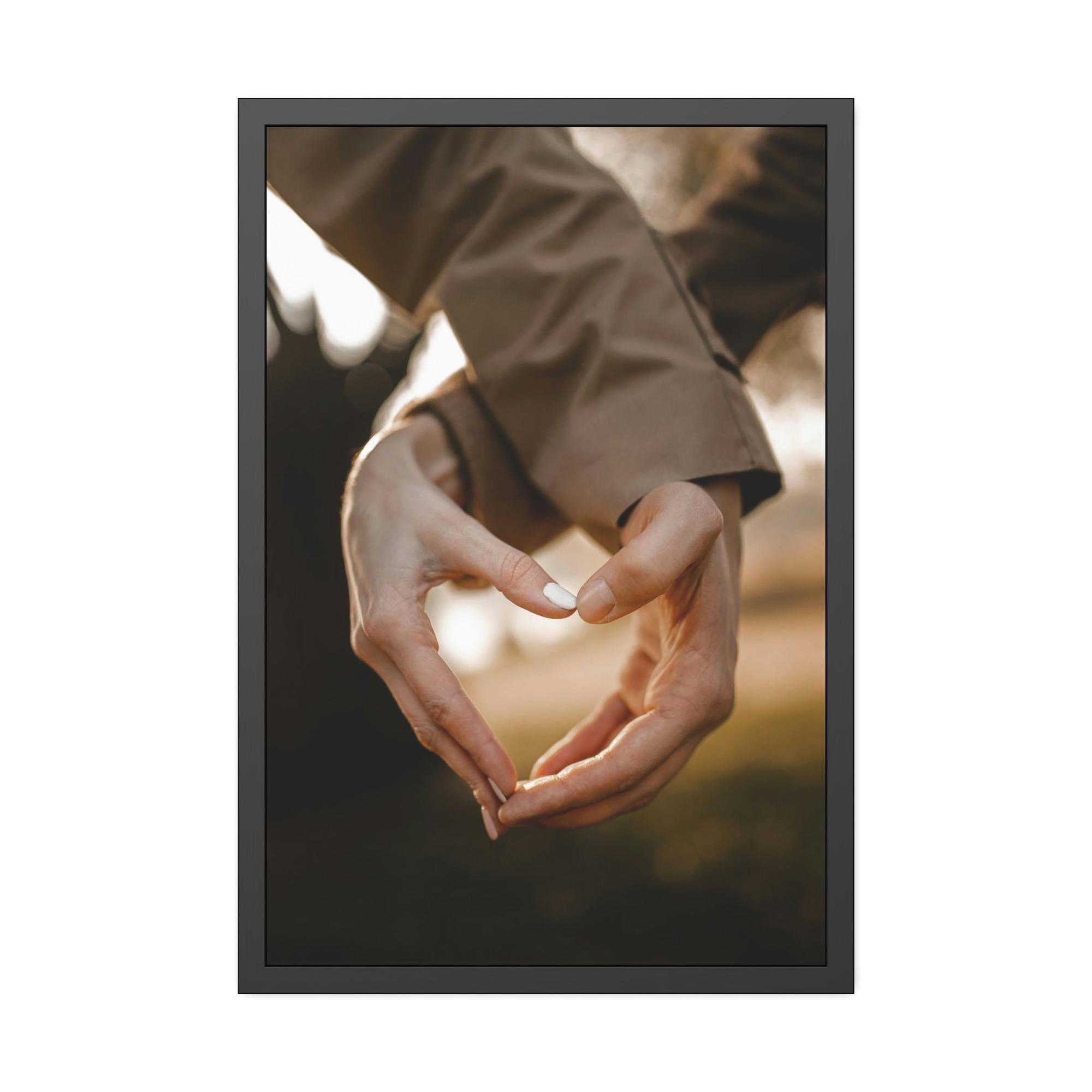 Love Love to Remember: Natural Canvas Wall Art of a Couple's First Date