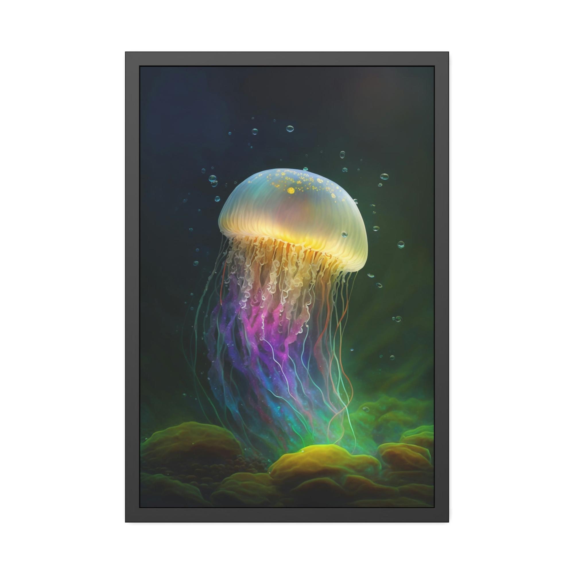 Jellyfishs Oceanic Wonders: Natural Canvas & Poster Masterpiece of Jellyfishes