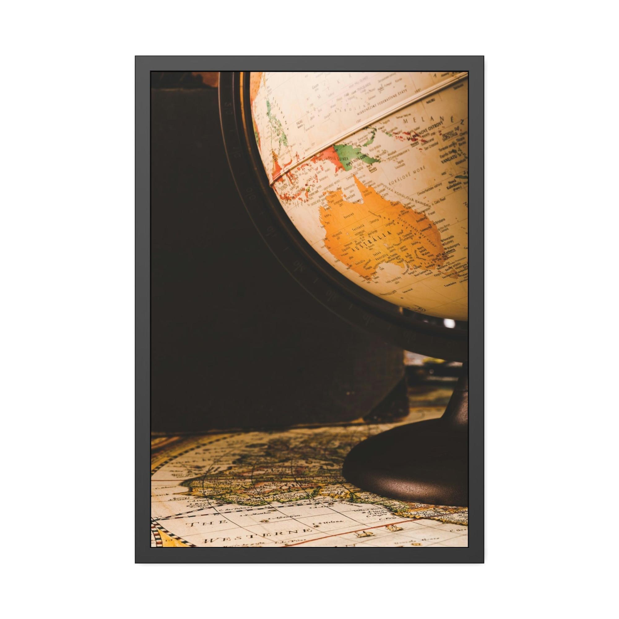 Maps Mapping the Globe: An Artistic Spin on a Classic World Map Globe