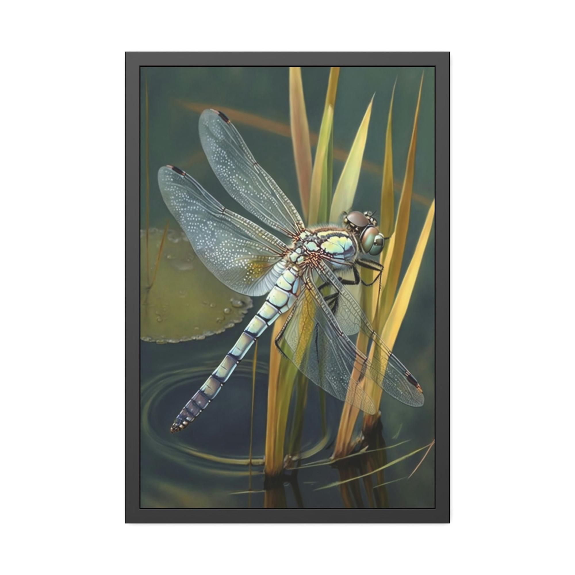 Dragonfly Dragonfly's World: A Framed Poster of These Lovely Insects