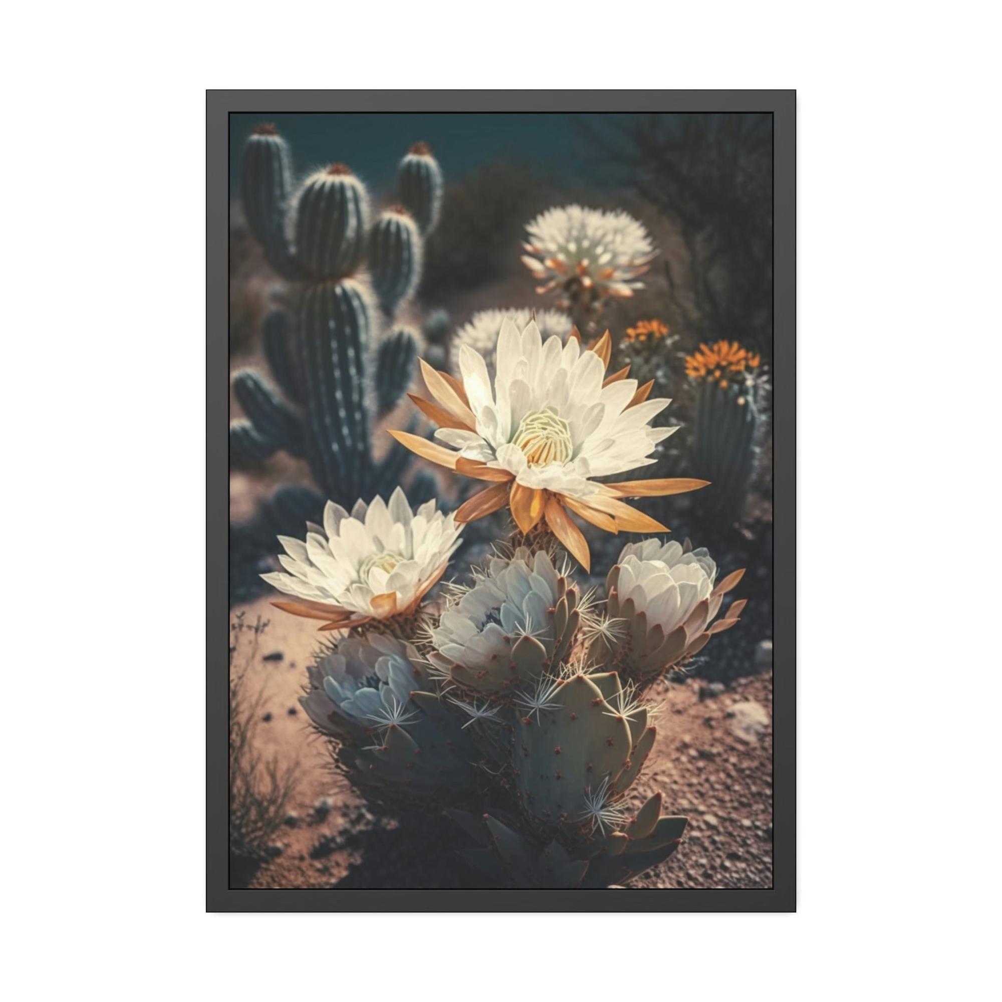 undefined Desert Chic: Framed Cactus Wall Art for a Stylish Home Decor