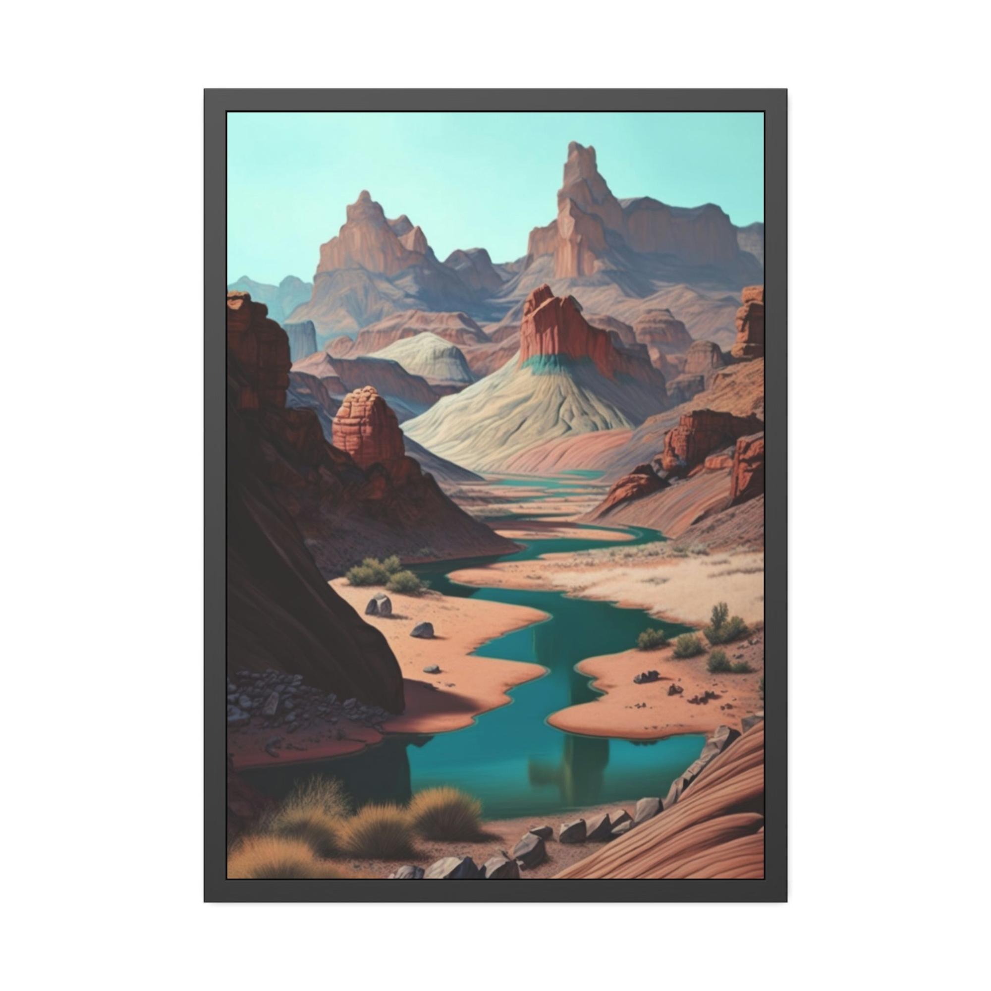 Canyon The Great Outdoors: Canyons Art on Framed Canvas and Posters for Nature Lovers
