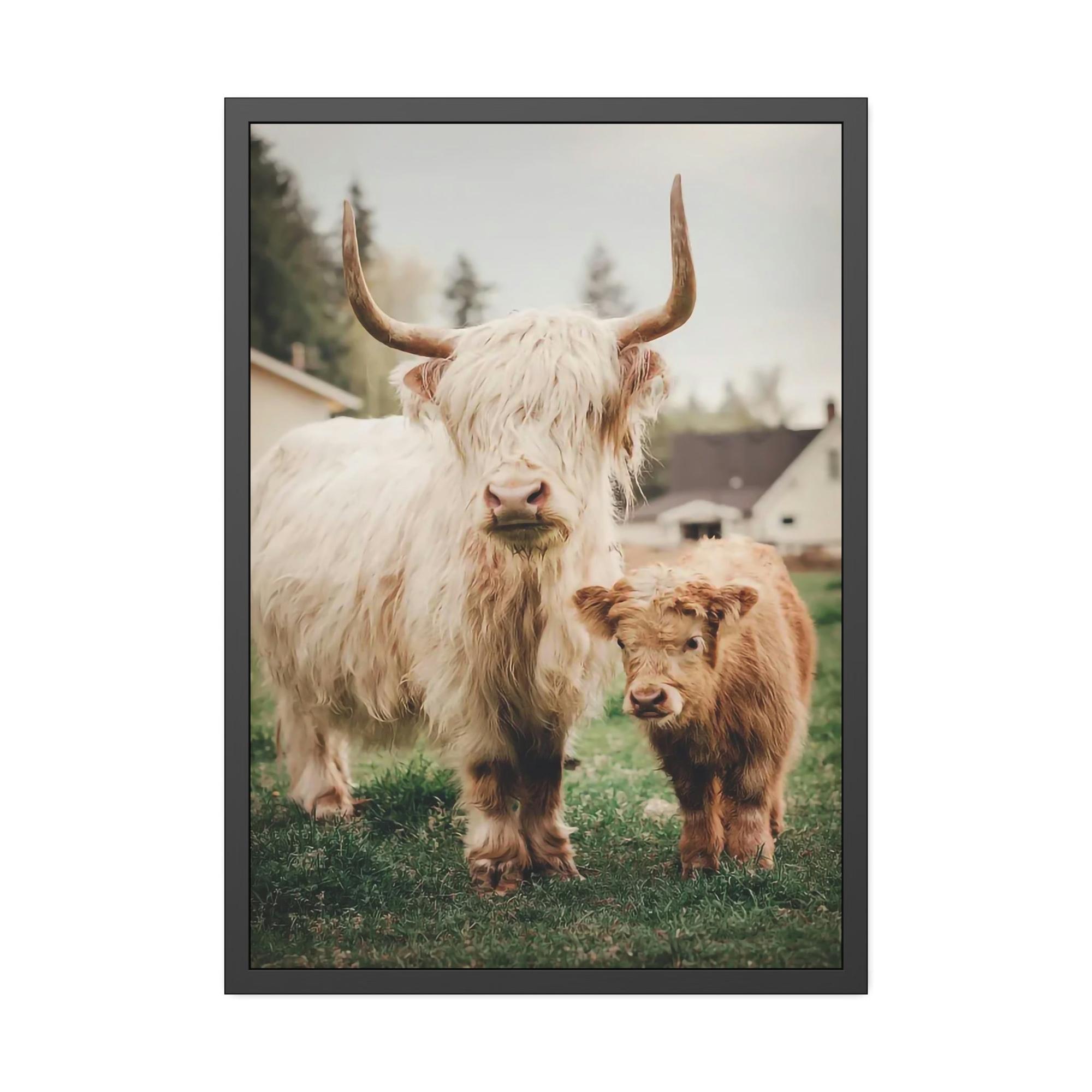 Highland Cow Highland Cow | White & Brown Highland Cows | Marvelous — Pixoram